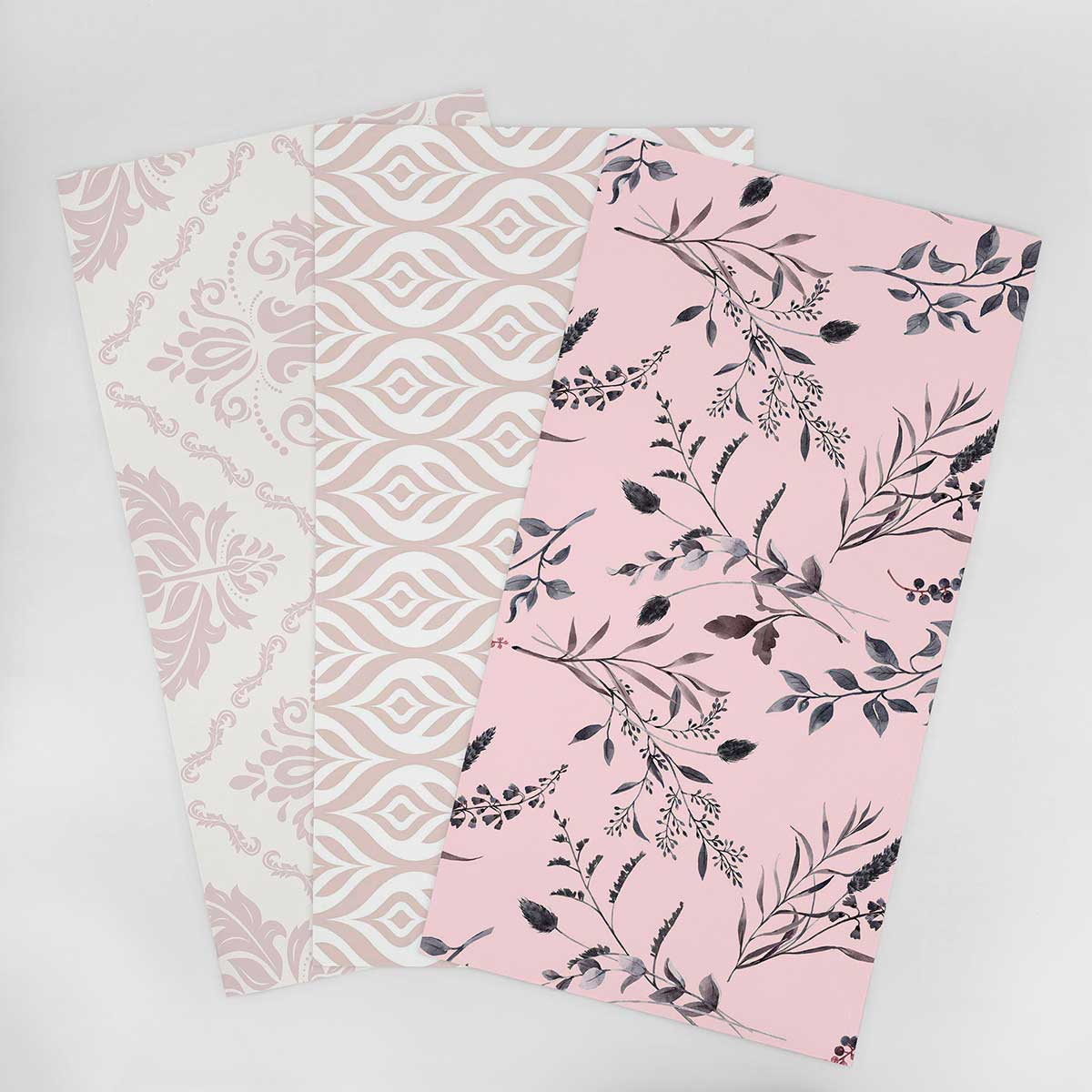 Pink Floral Wallpaper Sample for Bedroom Decor - Peel & Stick Removable Wall Mural - Perfect for Nursery, Accent Walls & Home Renovation