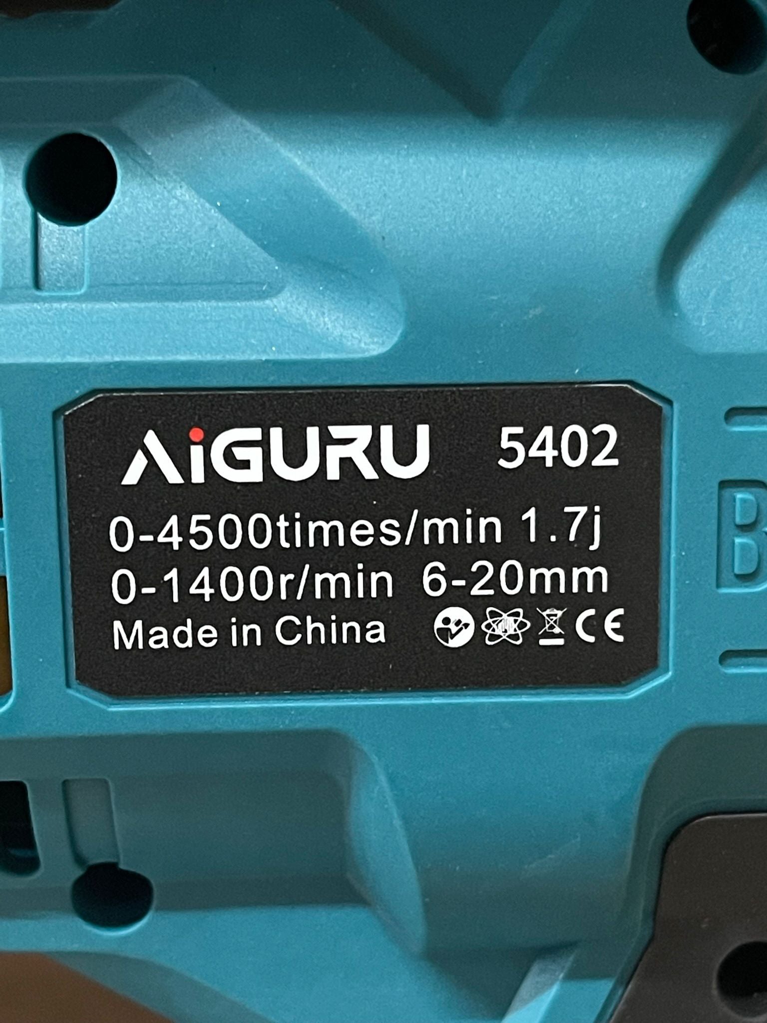 Aiguru 21V 4.0Ah Cordless Rotary Hammer Drill - Powerful Electric Hammer Drill for Concrete, Brick & Masonry | Model A5402 | Ideal for Construction, Renovation & DIY Projects