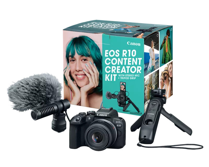 Canon EOS R10 Mirrorless Camera Kit with RF-S 18-45mm Lens - Perfect for Vlogging, YouTube Content Creation & Travel Photography