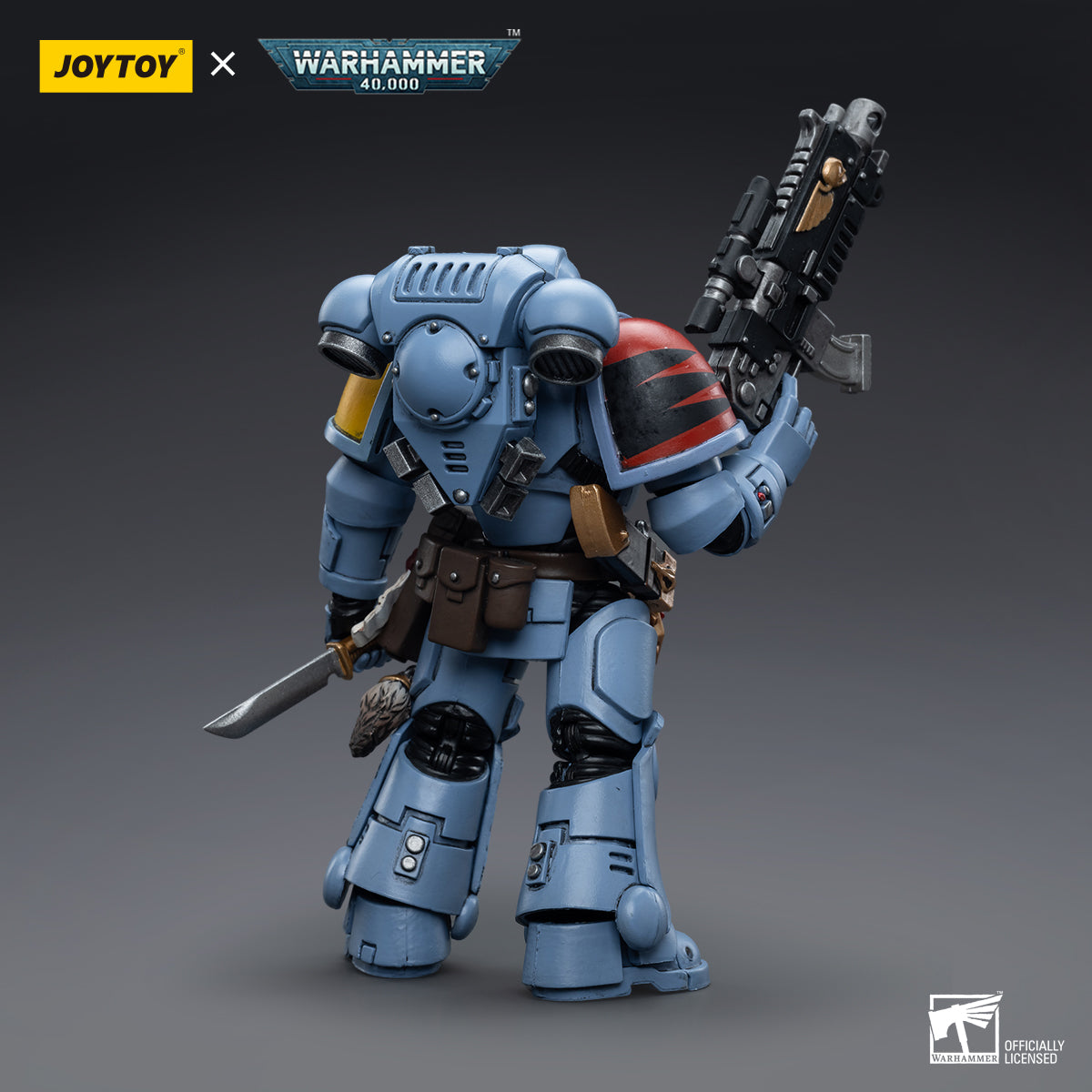 JOYTOY 1/18 Scale Warhammer 40K Intercessors Action Figure Set (4pcs) - Highly Detailed Collectible Miniatures for Tabletop Gaming & Display - Perfect for Warhammer Fans and Sci-Fi Collectors