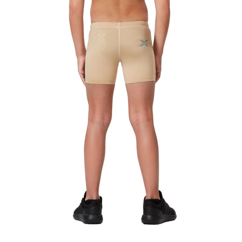2XU Boys Compression 1/2 Shorts - Performance Running & Training Shorts for Kids - Moisture Wicking & Muscle Support for Sports & Gym Workouts