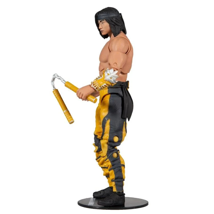 Mortal Kombat XI Liu Kang Fighting Abbot 6-Inch Collectible Action Figure - Video Game Character Model for Display & Combat Play