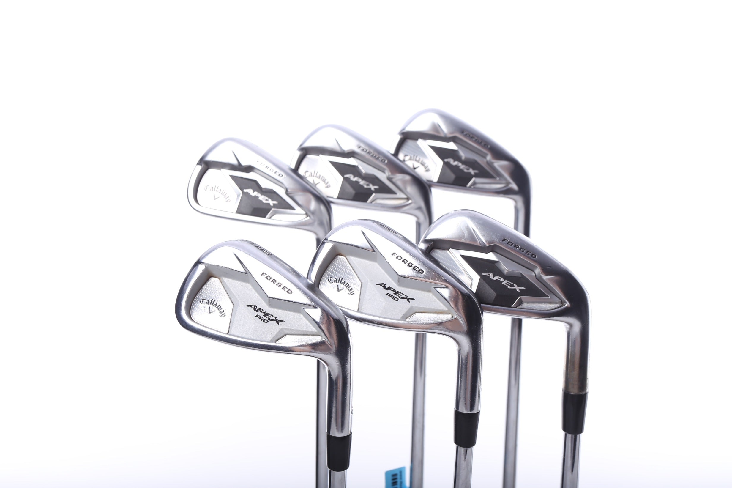 Used Callaway Apex 19 & Apex Pro 19 Iron Set - Right Handed 4-9 Irons with Stiff Plus Flex | Perfect for Golfers Seeking Premium Pre-Owned Clubs | Ideal for Driving Range Practice & Tournament Play