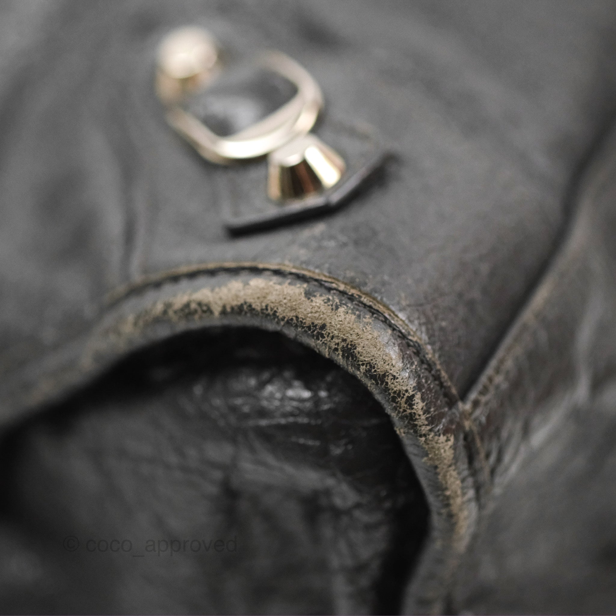 Balenciaga Classic City Bag in Dark Grey Calfskin with Silver Hardware - Perfect for Work, Travel & Everyday Use