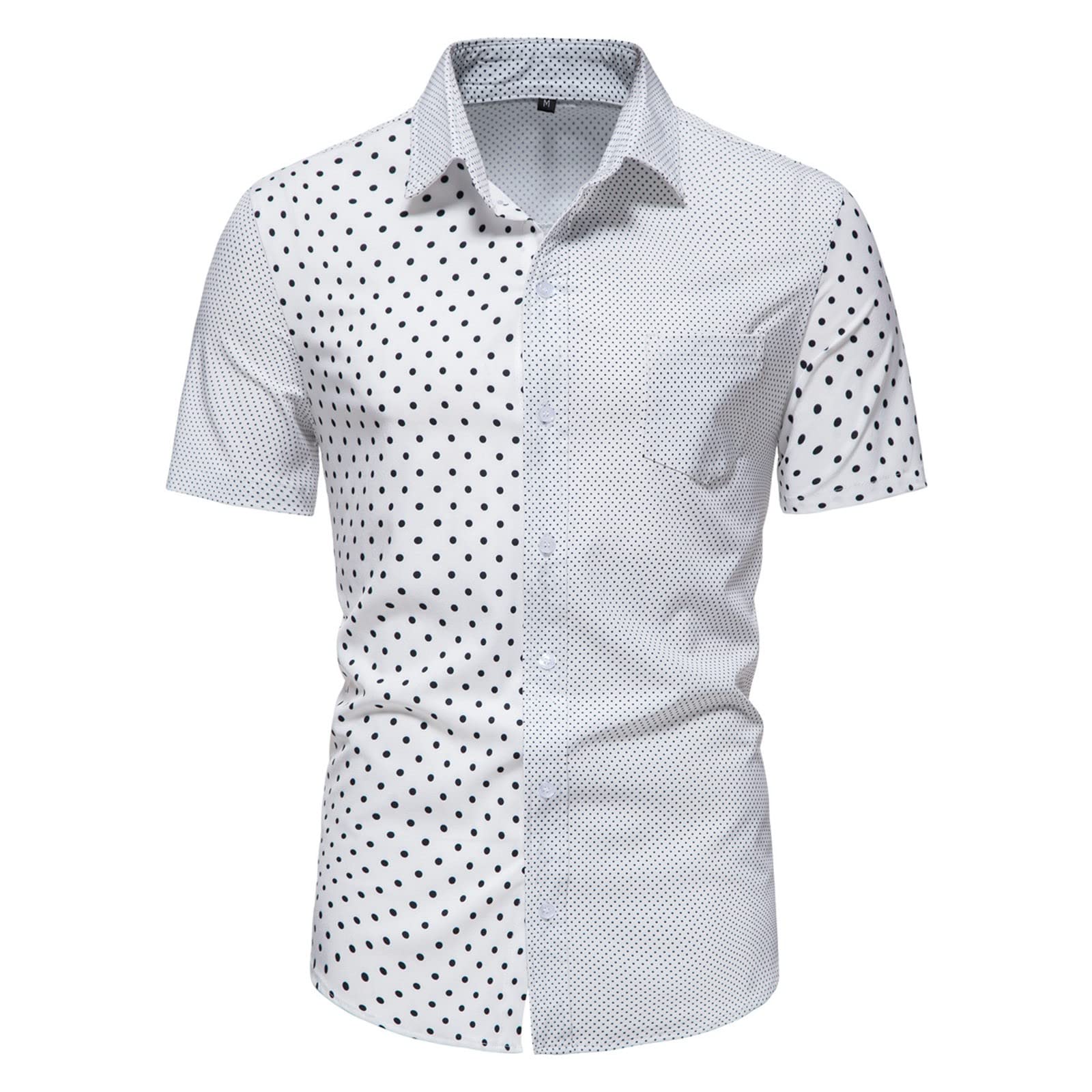 Men's Casual Short Sleeve Printed Shirt - Breathable Cotton Blend T-Shirt for Spring Summer, Sports & Beach Wear | Perfect for Outdoor Activities, Vacation & Daily Fashion
