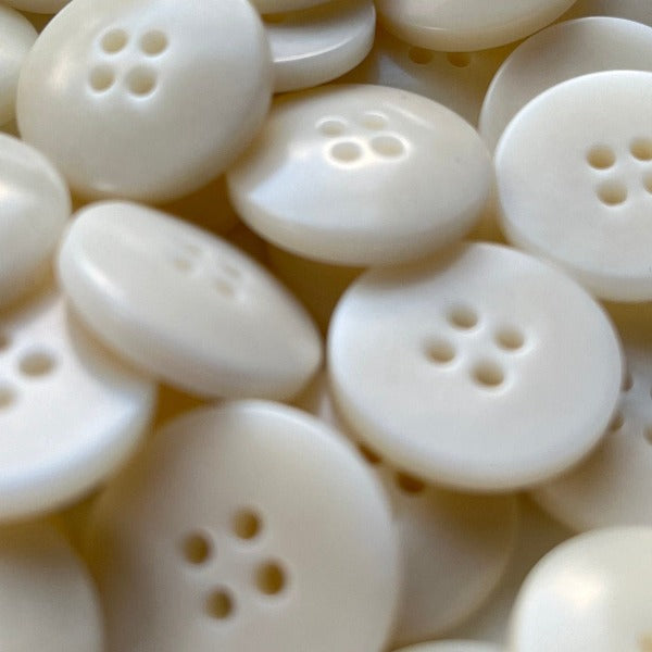 Premium Corozo Buttons - Flat Top Style for Eco-Friendly Fashion & DIY Crafting - Perfect for Shirts, Jackets, and Handmade Accessories