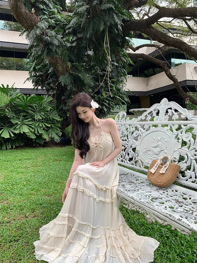 Sexy Halter Neck Backless Long Dress for Women - Elegant Party & Evening Gown for Prom, Wedding Guest, Date Night, Cocktail Events