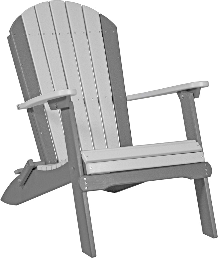 Premium Folding Adirondack Chair - Outdoor Patio Furniture, Lightweight & Weather-Resistant for Backyard, Garden, Poolside Relaxation
