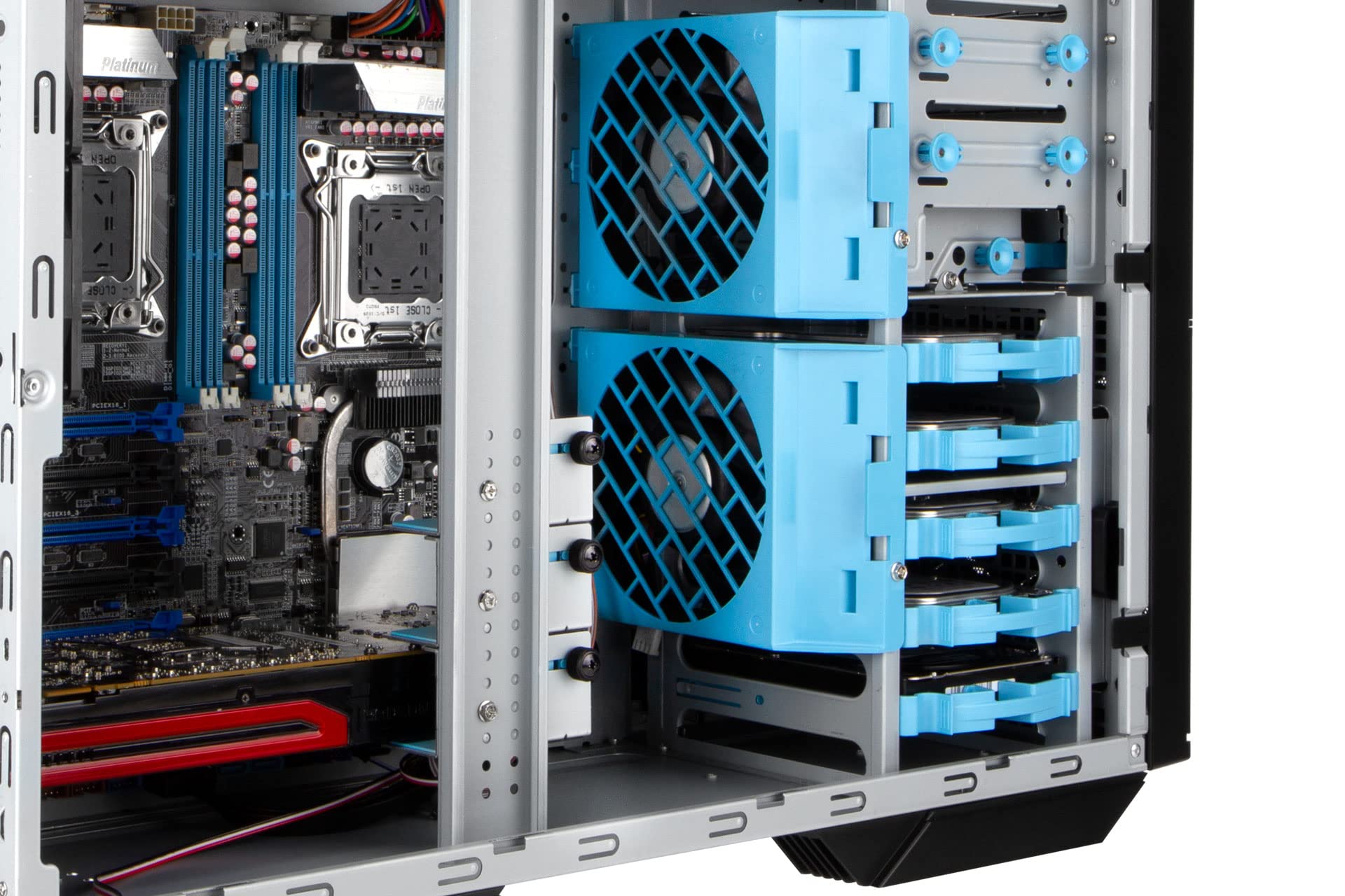 IN-WIN IW-PL052X.B3 Long Version Server Chassis with USB 3.0 & HD Audio, 120mm Cooling Fan - Ideal for Data Centers, Server Rooms & Enterprise IT Solutions