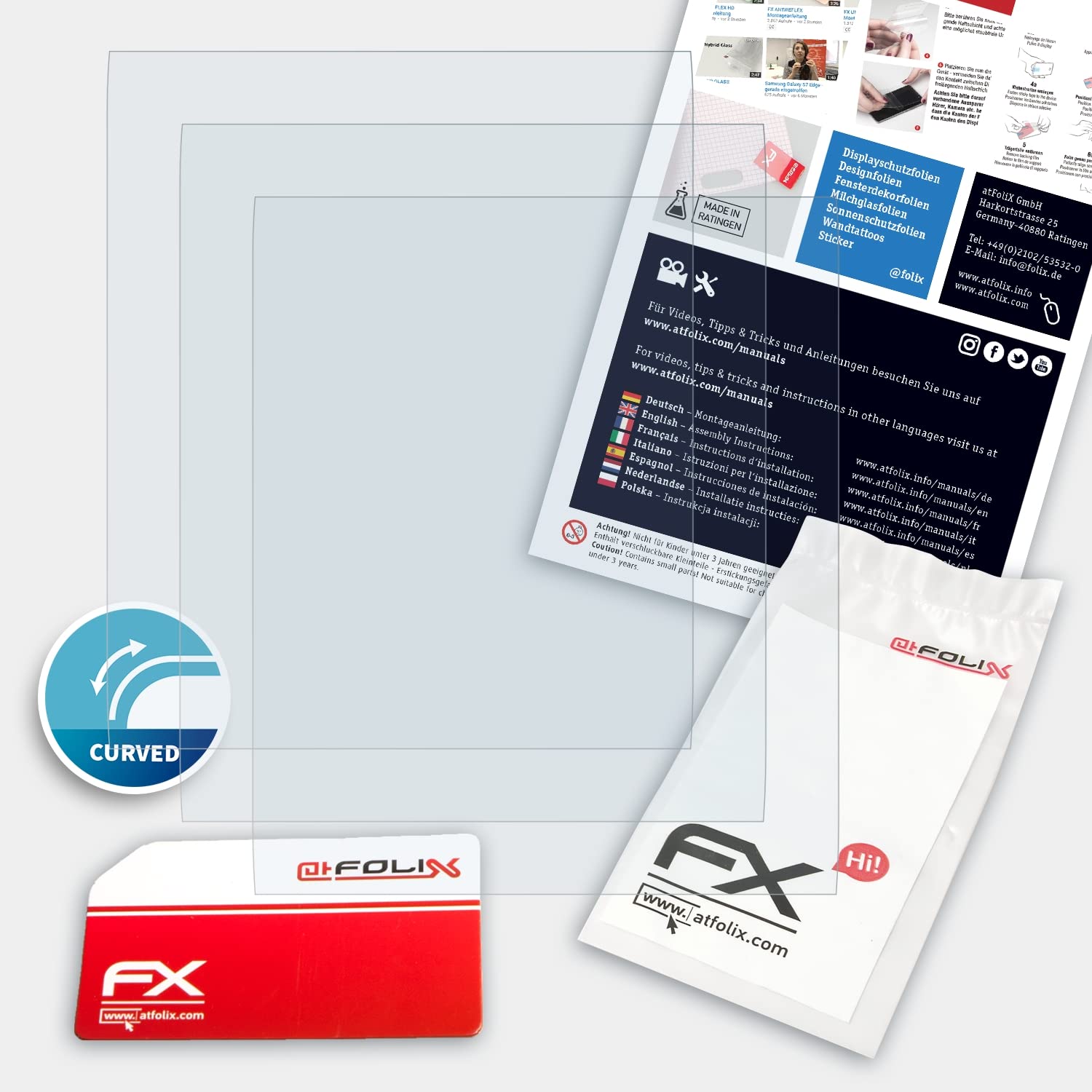Polar V800 Screen Protector - Ultra Clear & Flexible FX Protection Film (3 Pack) - Perfect for Running, Cycling & Outdoor Sports