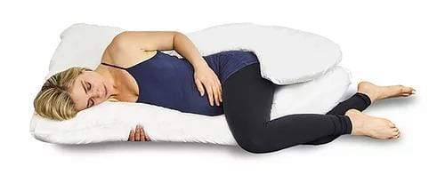 NUVU BABY Full Body Pregnancy Pillow - U Shaped Maternity Support Cushion for Back, Belly & Hip Pain Relief - Perfect for Sleeping, Nursing & Relaxing During Pregnancy