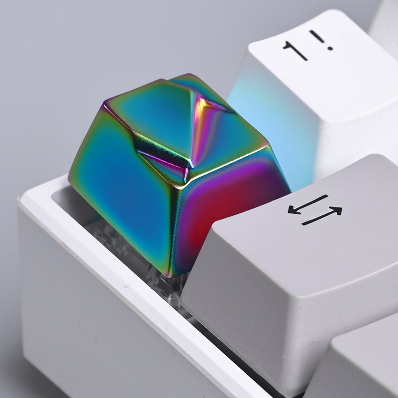 Custom All-Metal Personalized Keycaps - OEM R4 Profile Height, Eternal Diamond Design Mechanical Keyboard Keycaps for Gaming & Typing Enthusiasts