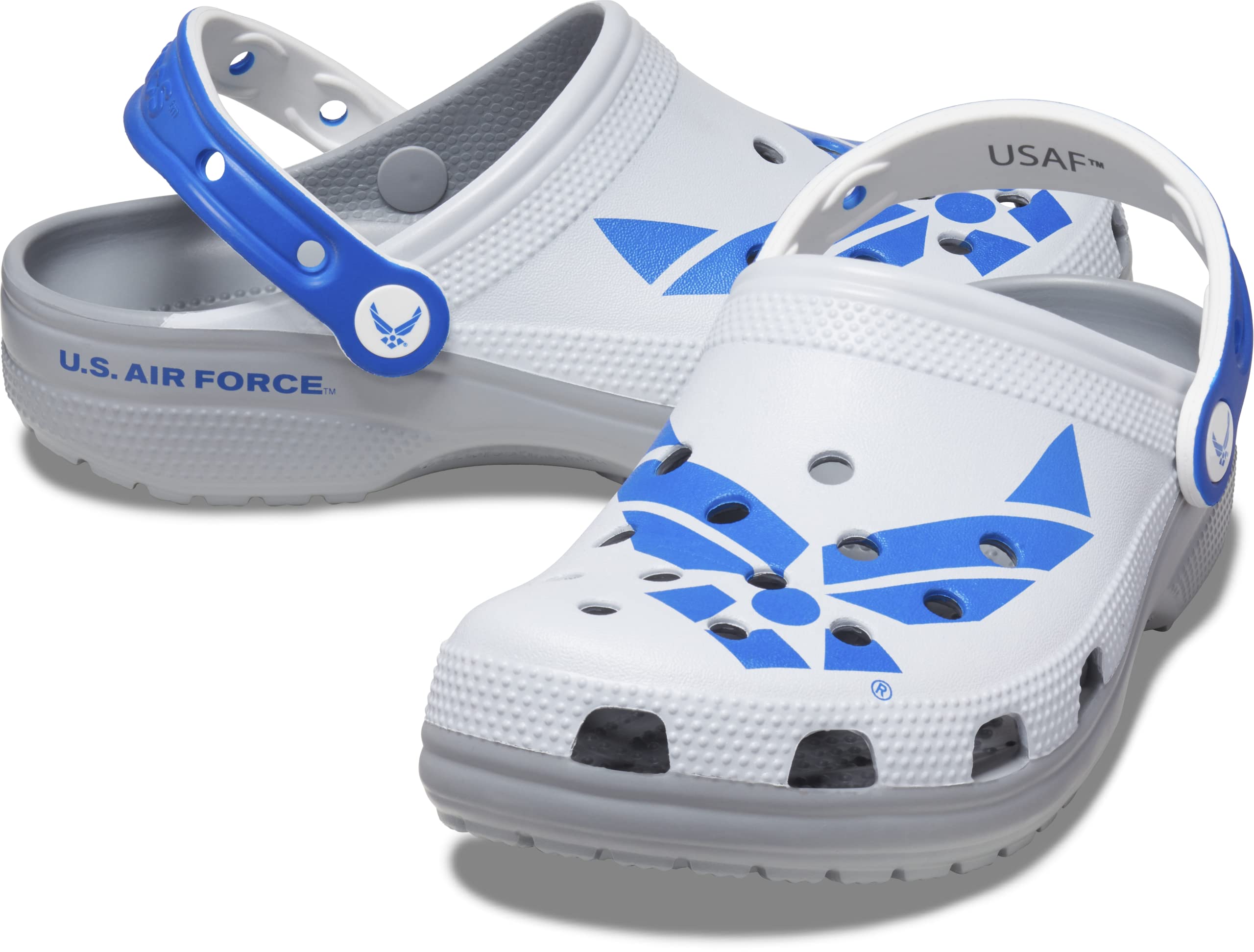Crocs Unisex-Adult Classic United States Military Clogs - Comfortable Slip-On Shoes for Men & Women - Perfect for Casual Wear, Outdoor Activities & Healthcare Workers