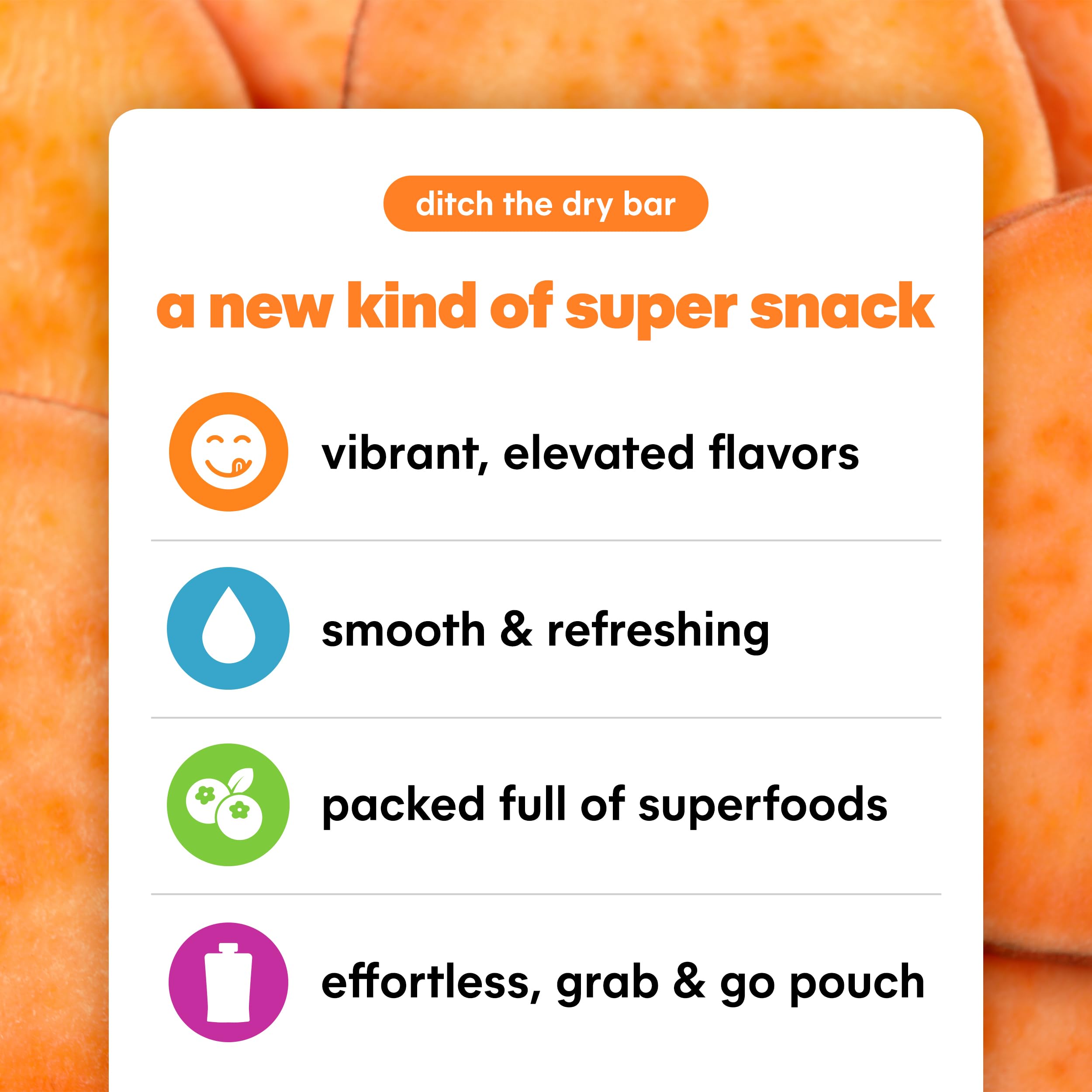 Organic Superfood Fruit Smoothie Pouches - Sweet Potato Goji with Flax Seed, Plant Protein & Prebiotic Fiber | Vegan, Gluten Free Healthy Snacks | 4.22 oz Squeeze Pouch (12 Pack) | Perfect for On-the-Go Nutrition, Kids Lunchboxes & Post-Workout Recovery