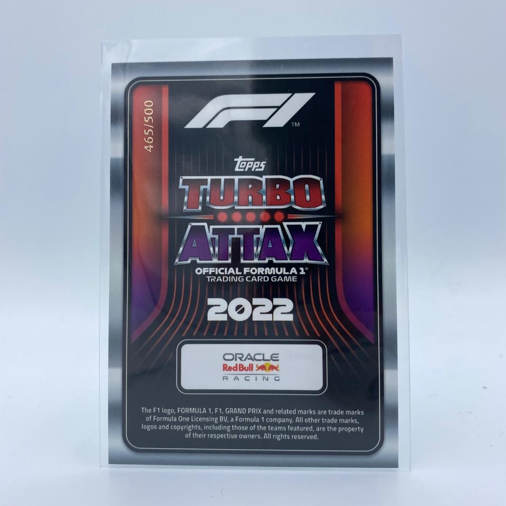 Max Verstappen #291 2021 F1 Race Winner Turbo Attax 2022 Trading Card - Perfect for F1 Fans, Collectors & Fantasy Sports Enthusiasts