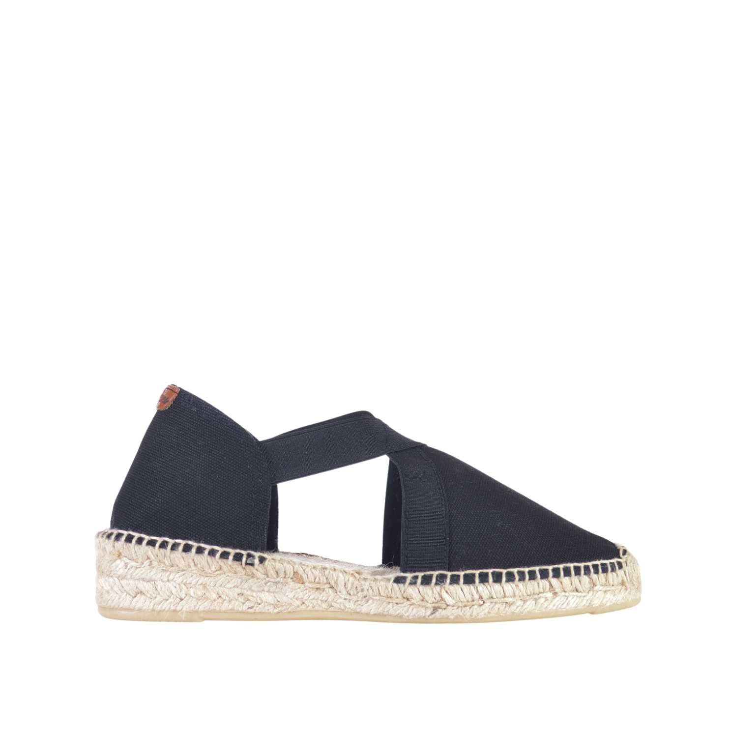 Women's Canvas Espadrille Shoes with Comfortable Jute Sole & Elastic Design - Perfect for Summer, Beach, and Casual Outings