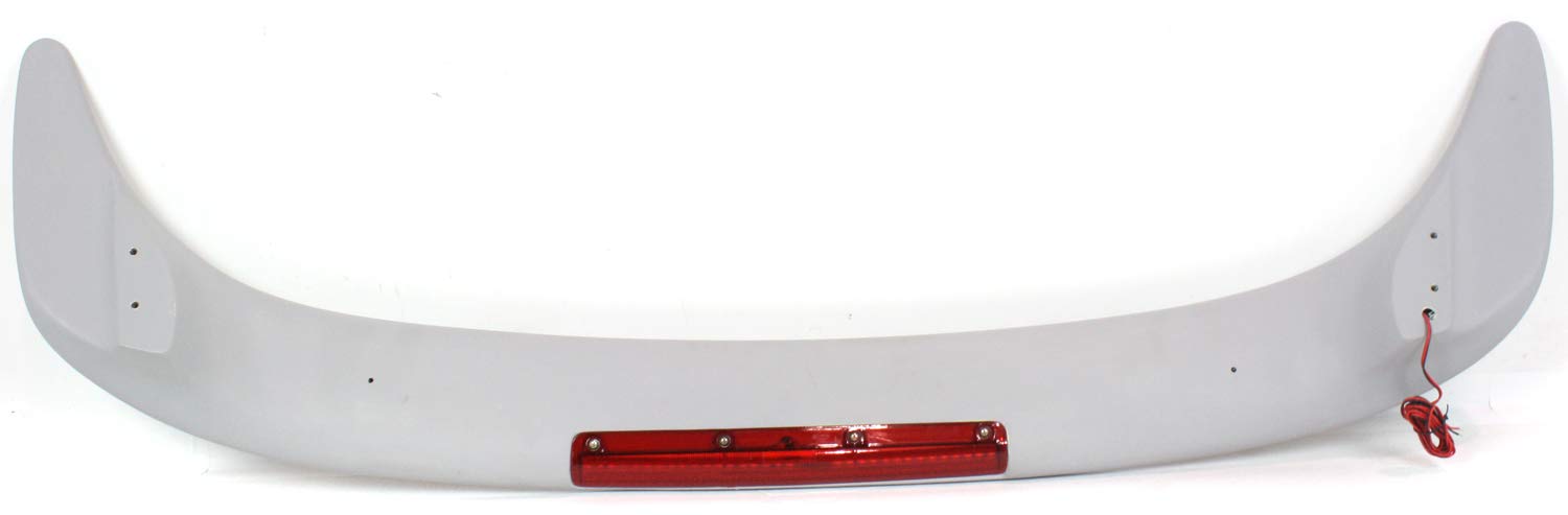 Evan Fischer Rear Spoiler for 2001-2002 Honda Accord Sedan - Primed Plastic with Pre-Installed Brake Light | Car Body Enhancement & Style Upgrade