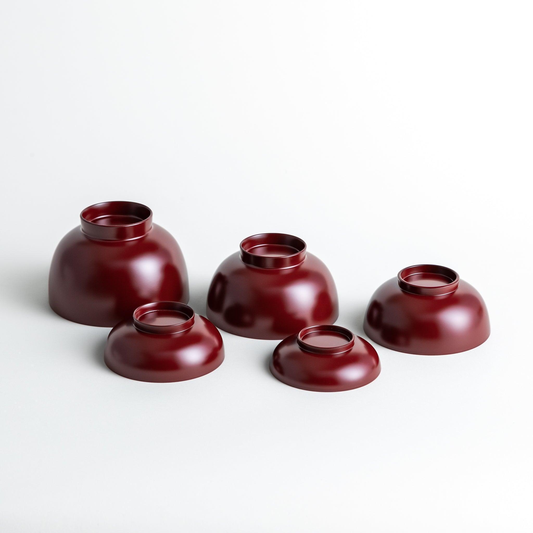 Premium 5-Piece Nested Oryoki Set - Traditional Japanese Zen Buddhist Meal Bowls for Mindful Eating, Meditation Retreats & Home Dining
