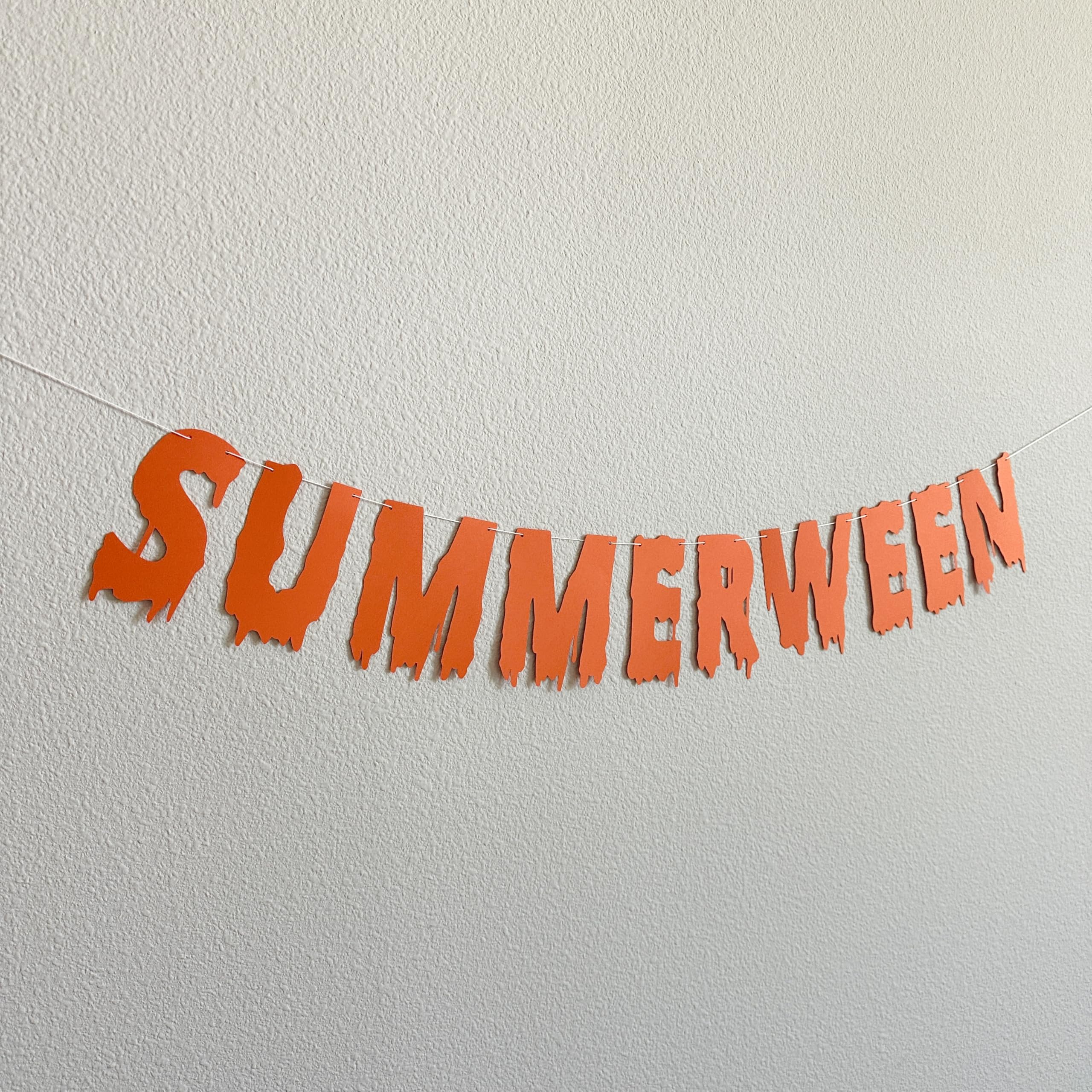 Summerween Banner & Decorations - Unique Summer Halloween Party Theme Ideas for Outdoor & Indoor Decor | Perfect for Backyard Parties, Poolside Celebrations & Spooky Summer Gatherings