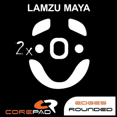 Corepad Skatez Mouse Feet for Lamzu Maya - Ultra Smooth Gliding, Enhanced Precision for Gaming & Productivity | Perfect for Esports, FPS, and Office Use