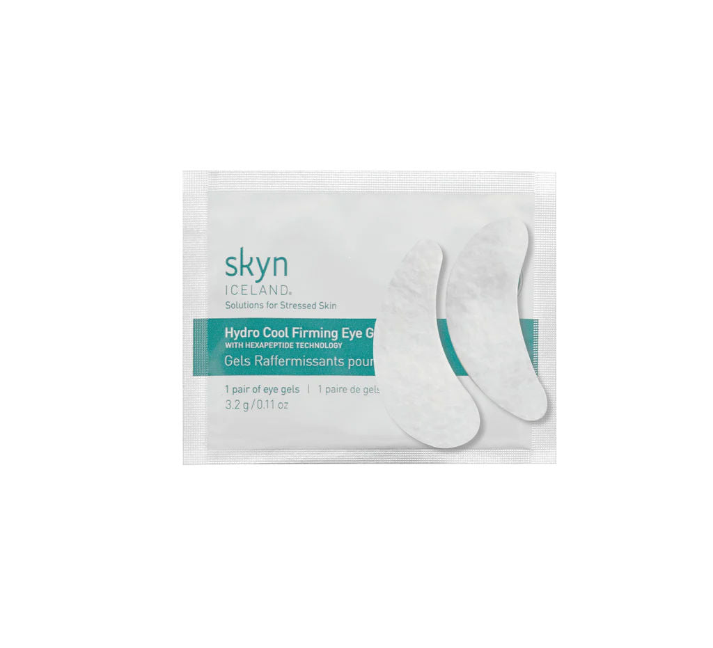 Hydro Cool Firming Eye Gels for Dark Circles & Puffiness - Soothing Under Eye Patches for Refreshment & Anti-Aging - Perfect for Morning Routine & Travel Skincare