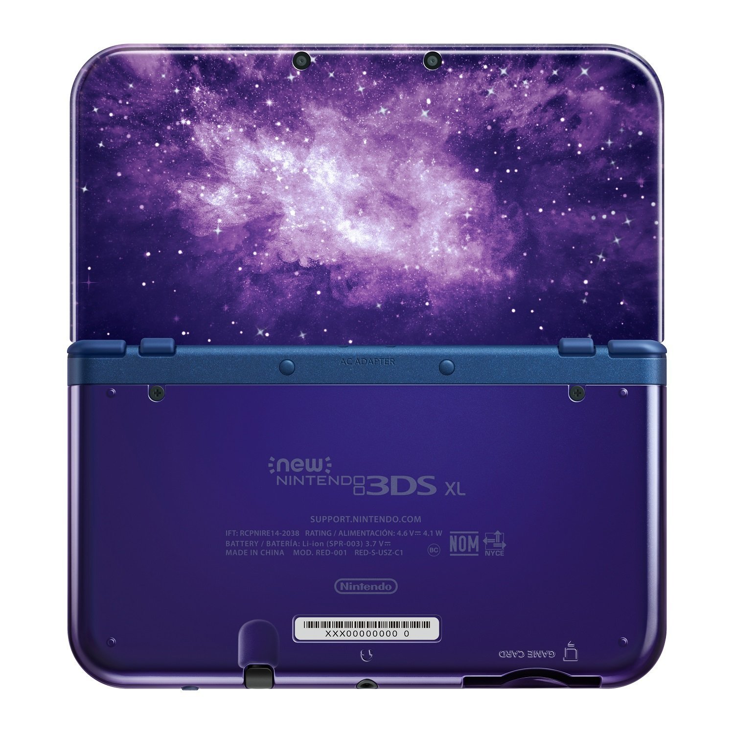 Refurbished Nintendo New 3DS XL Console - Galaxy Style | Portable Gaming System for Kids & Adults | Perfect for Travel, Commuting & Home Entertainment