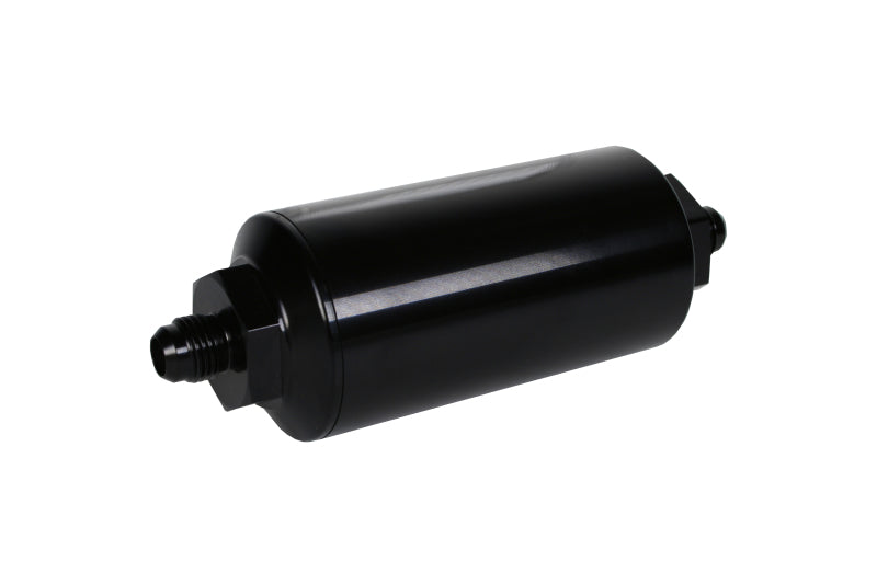 Aeromotive In-Line Fuel Filter (AN 06 Male) 100 Micron Stainless Steel Element - High Performance Fuel Filtration for Racing, Marine & Automotive Applications