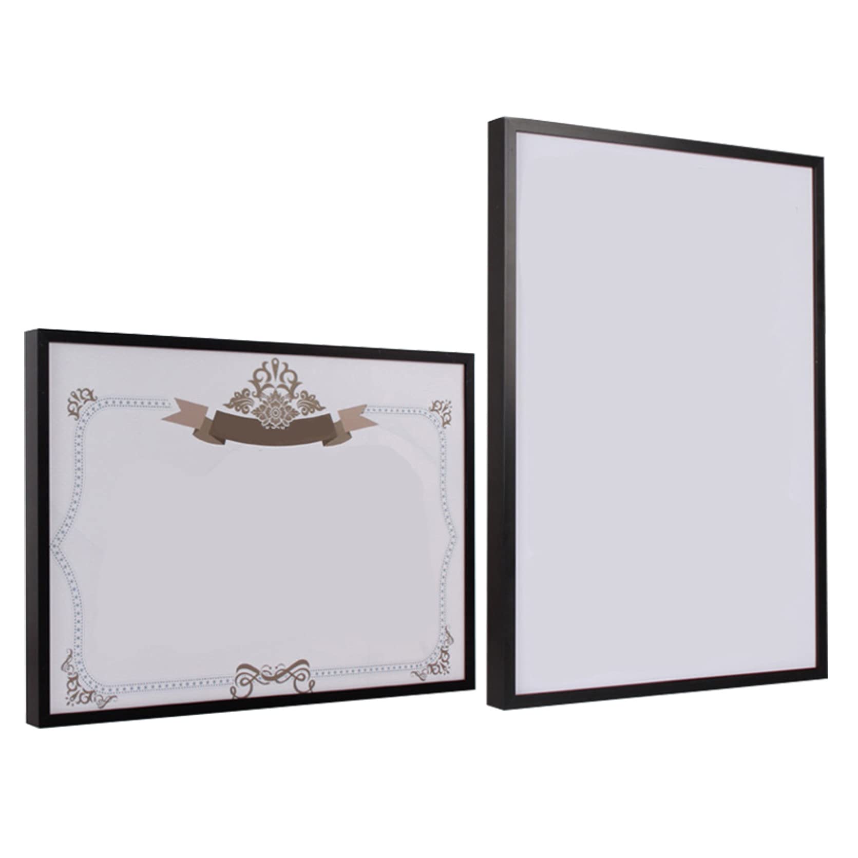 Classic Aluminum Picture Frame - Metal Wall Hanging Photo & Certificate Display Frame for Home, Office & Gallery Decor