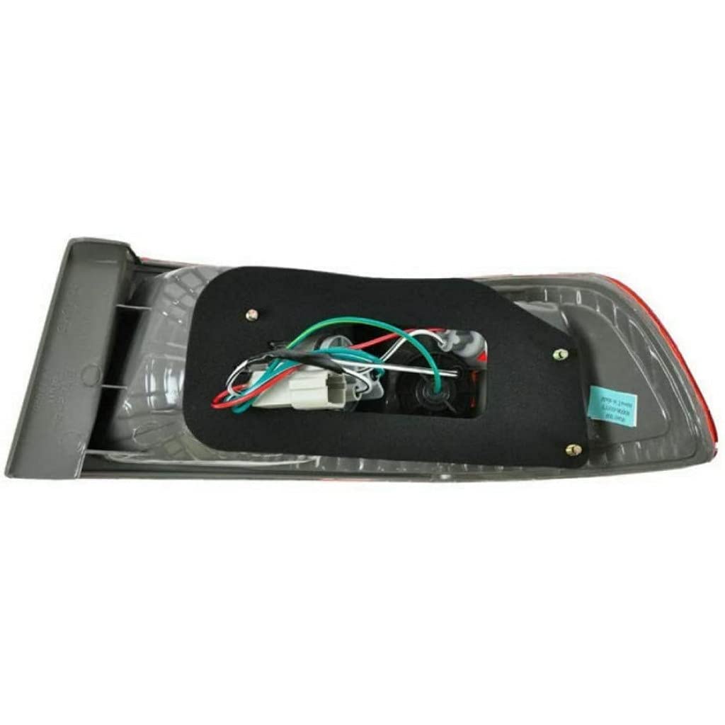 2000-2001 Toyota Camry Rear Tail Lights Pair - Driver & Passenger Side with NAL Design (TO2800140 TO2801140 | 81560-AA040 81550-AA040) - Perfect for Replacement & Nighttime Safety Enhancement