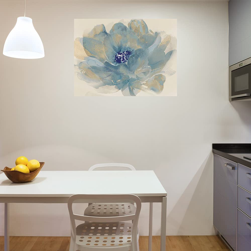Tania Bello Floral Cloud Dreams Canvas Wall Art - 32x24 Inch Ready to Hang Painting for Living Room, Bedroom, Office Decor - Modern Floral Abstract Artwork for Home & Commercial Spaces