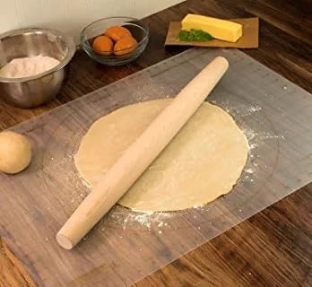 Premium French Wooden Rolling Pin for Baking - 13 Inch Nonstick Dough Roller for Pizza, Pie & Cookies - Natural Wood Kitchen Baking Tool for Home Chefs & Bakers
