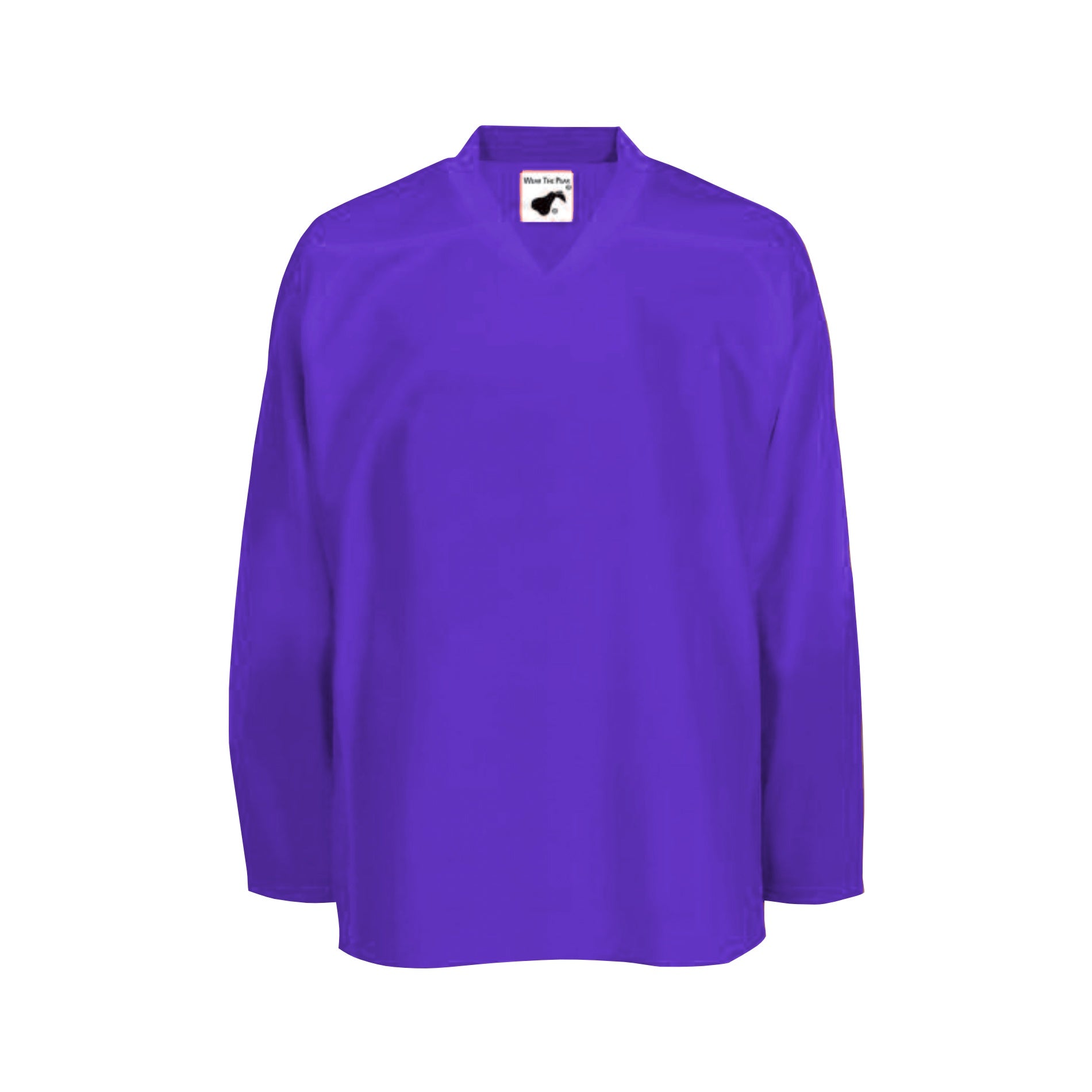 Pearsox Air Mesh Hockey Jersey - Breathable Purple Hockey Shirt for Men & Women - Perfect for Ice Hockey, Street Hockey & Sports Fans