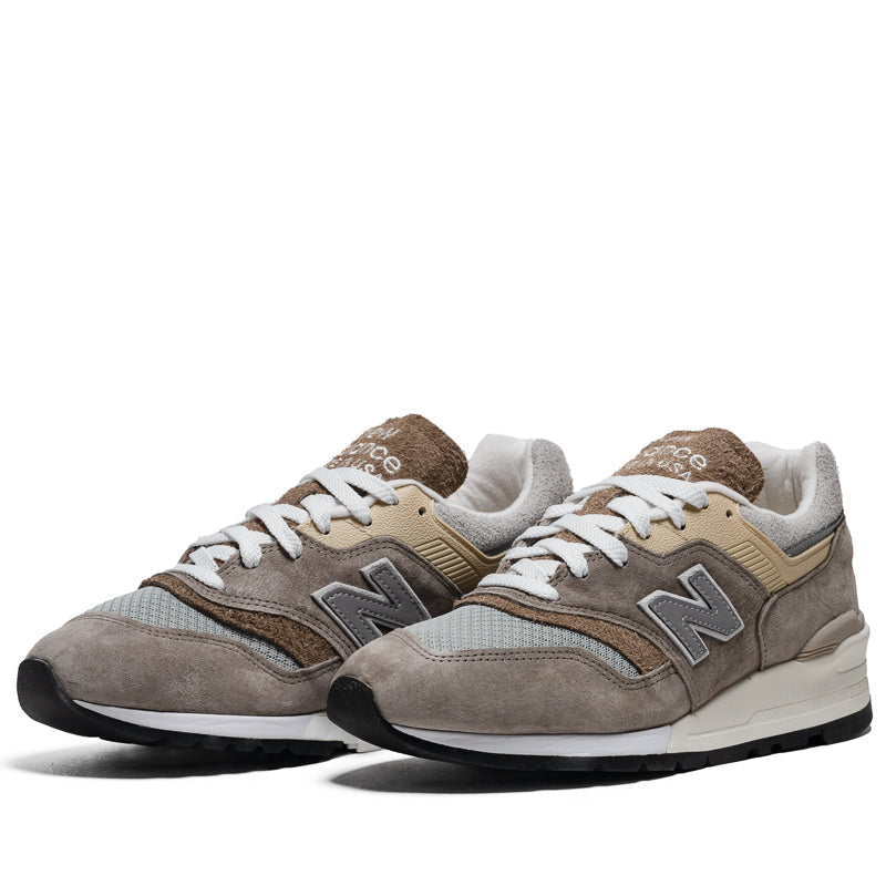New Balance 997 Made in USA Sneakers - Light Mushroom/Mirage Grey Colorway | Premium Running Shoes for Men & Women | Perfect for Gym Workouts, Jogging & Casual Wear