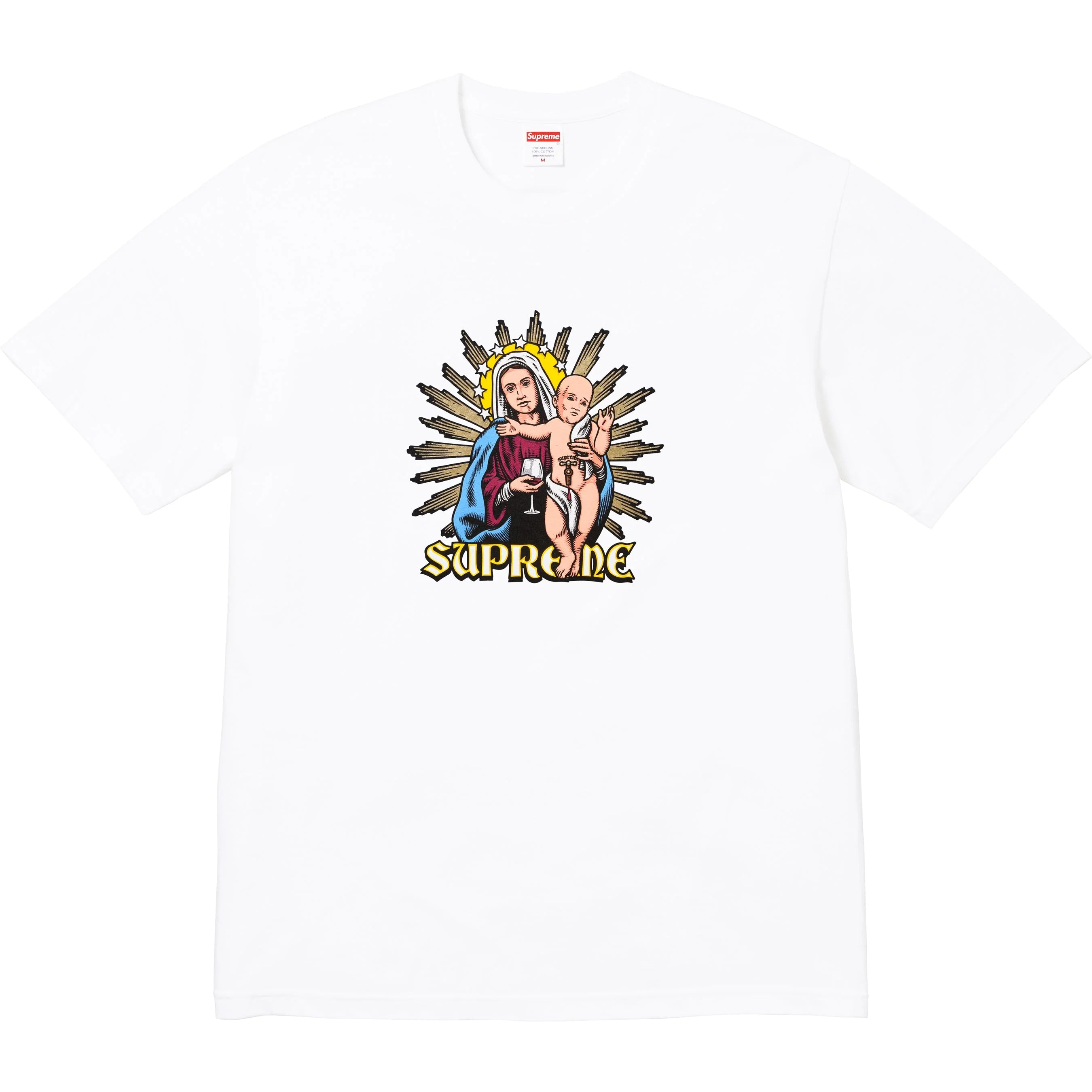 Supreme Blood Graphic T-Shirt for Men - White Cotton Streetwear Tee - Perfect for Casual Wear, Street Style & Urban Fashion