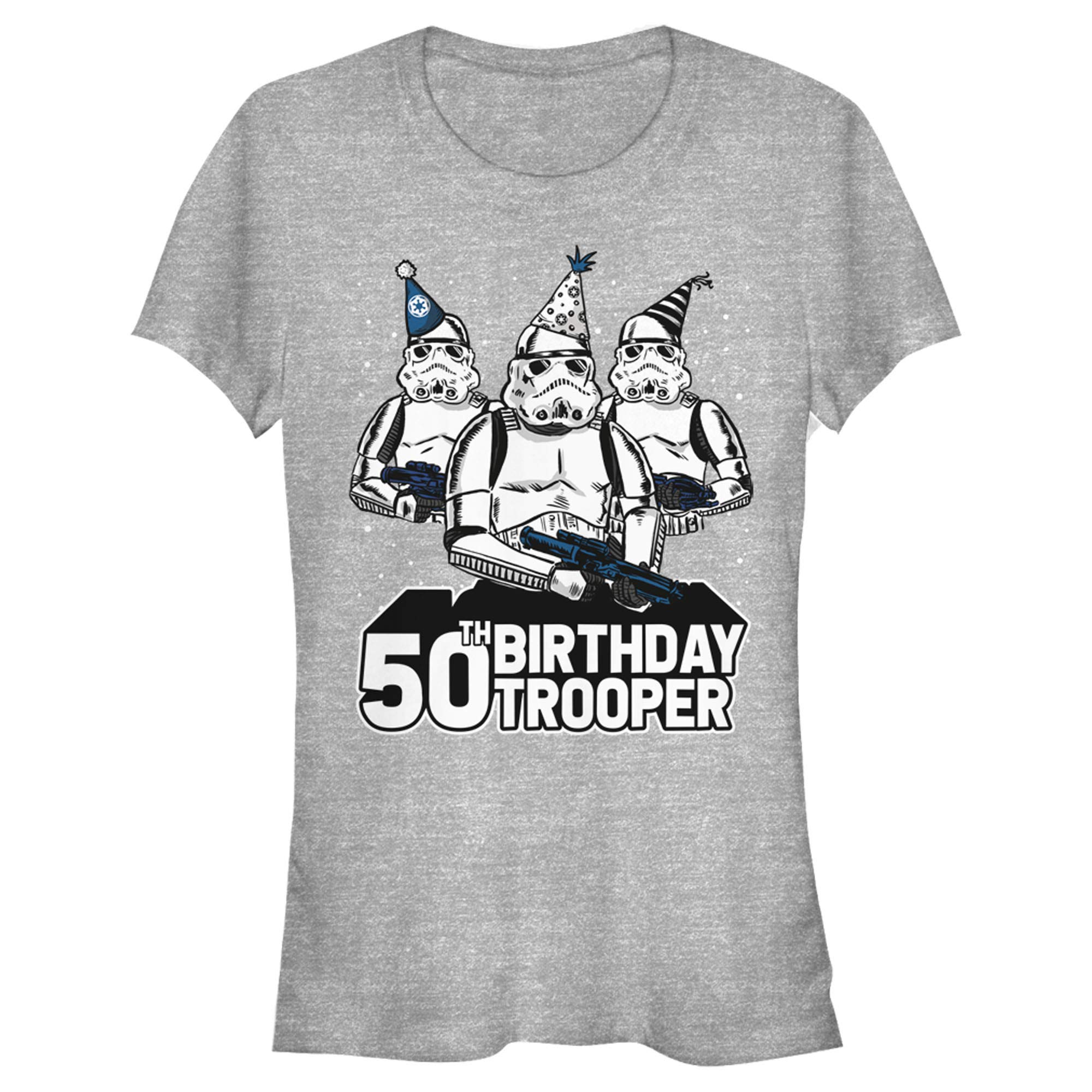 Star Wars Stormtrooper Party Hats Trio & 50th Birthday T-Shirt for Kids - Perfect for Birthday Parties, Cosplay & Star Wars Themed Events