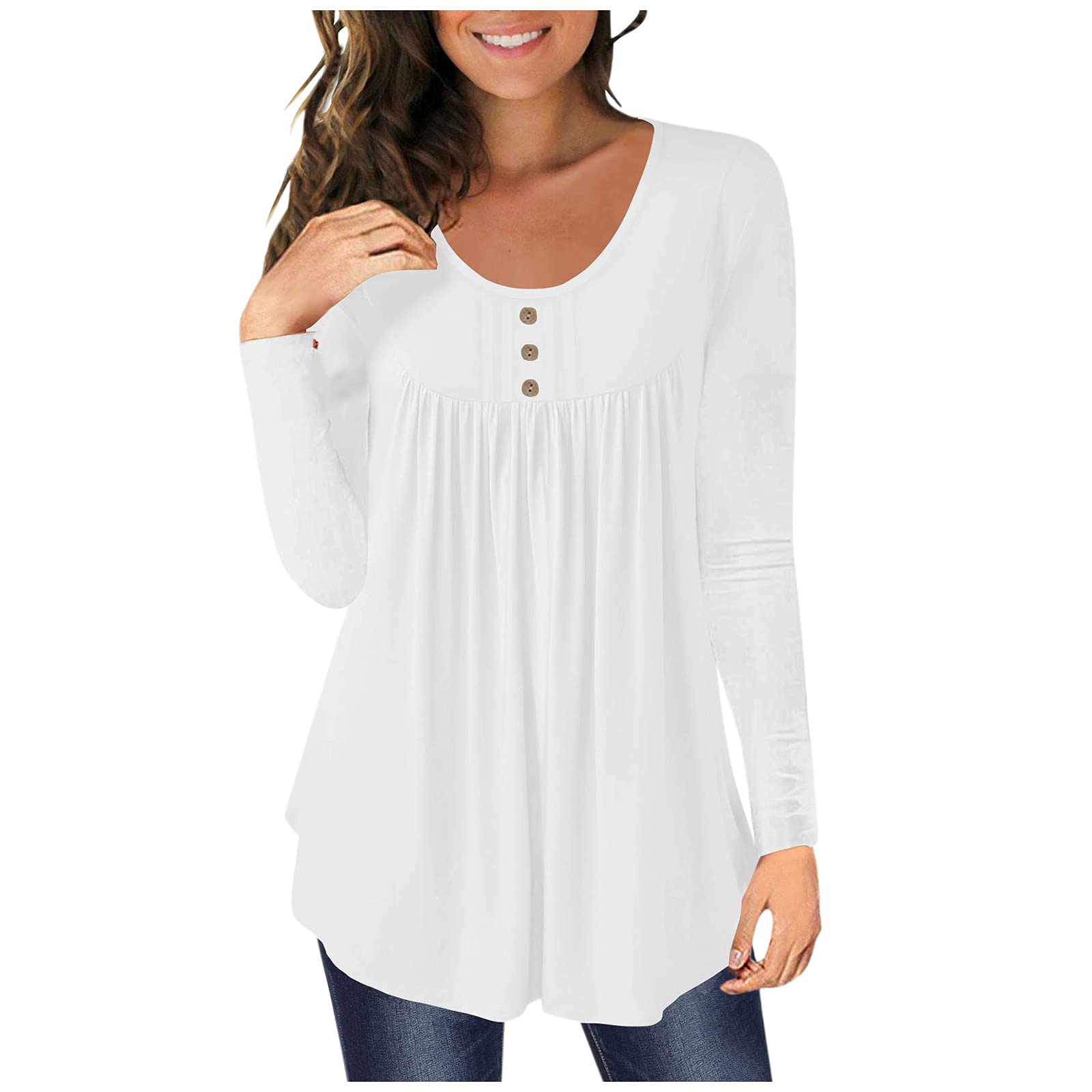 Women's Casual V-Neck Short Sleeve T-Shirt with Pocket - Loose Fit Summer Tops for Everyday Wear, Work & Outdoor Activities