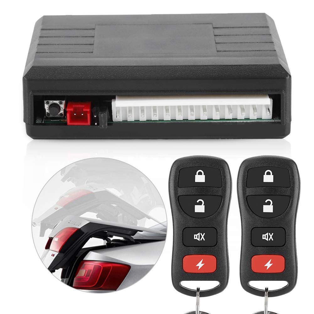 Universal Car Keyless Entry System - Central Locking Kit with Remote Control for Easy Door Locking | Ideal for Vehicle Security & Convenience