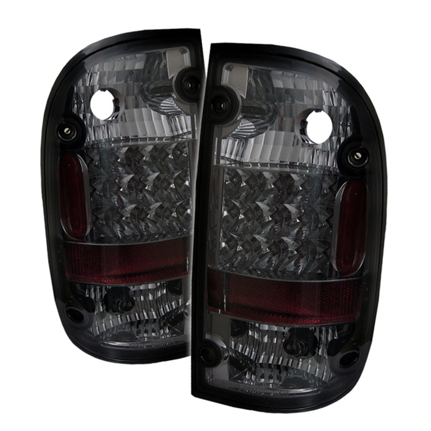 Spyder 5008039 LED Tail Lights for 1995-2000 Toyota Tacoma - Smoked Lens - High Visibility & Durable Design - Perfect for Off-Roading & Night Driving