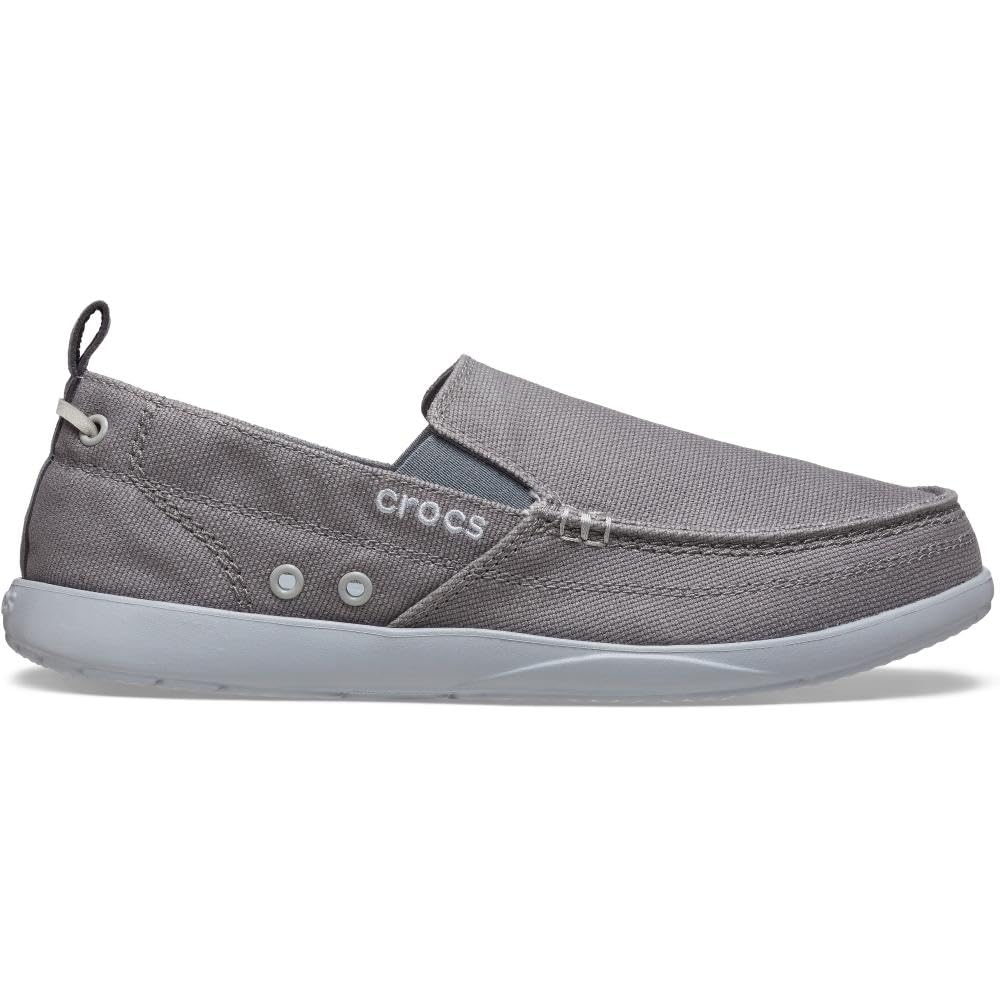 Crocs Men's Walu Slip-On Loafers - Comfortable Casual Walking Shoes for Men | Lightweight & Breathable | Perfect for Work, Travel & Everyday Wear
