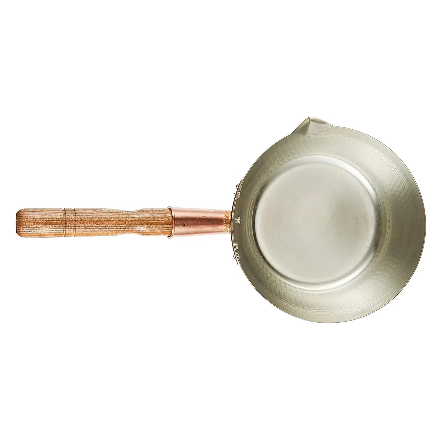 Marushin Douki Copper Tin Plated Yukihira Saucepan - Premium Japanese Copper Cookware for Professional Chefs & Home Cooking - Perfect for Simmering, Sauces & Delicate Dishes