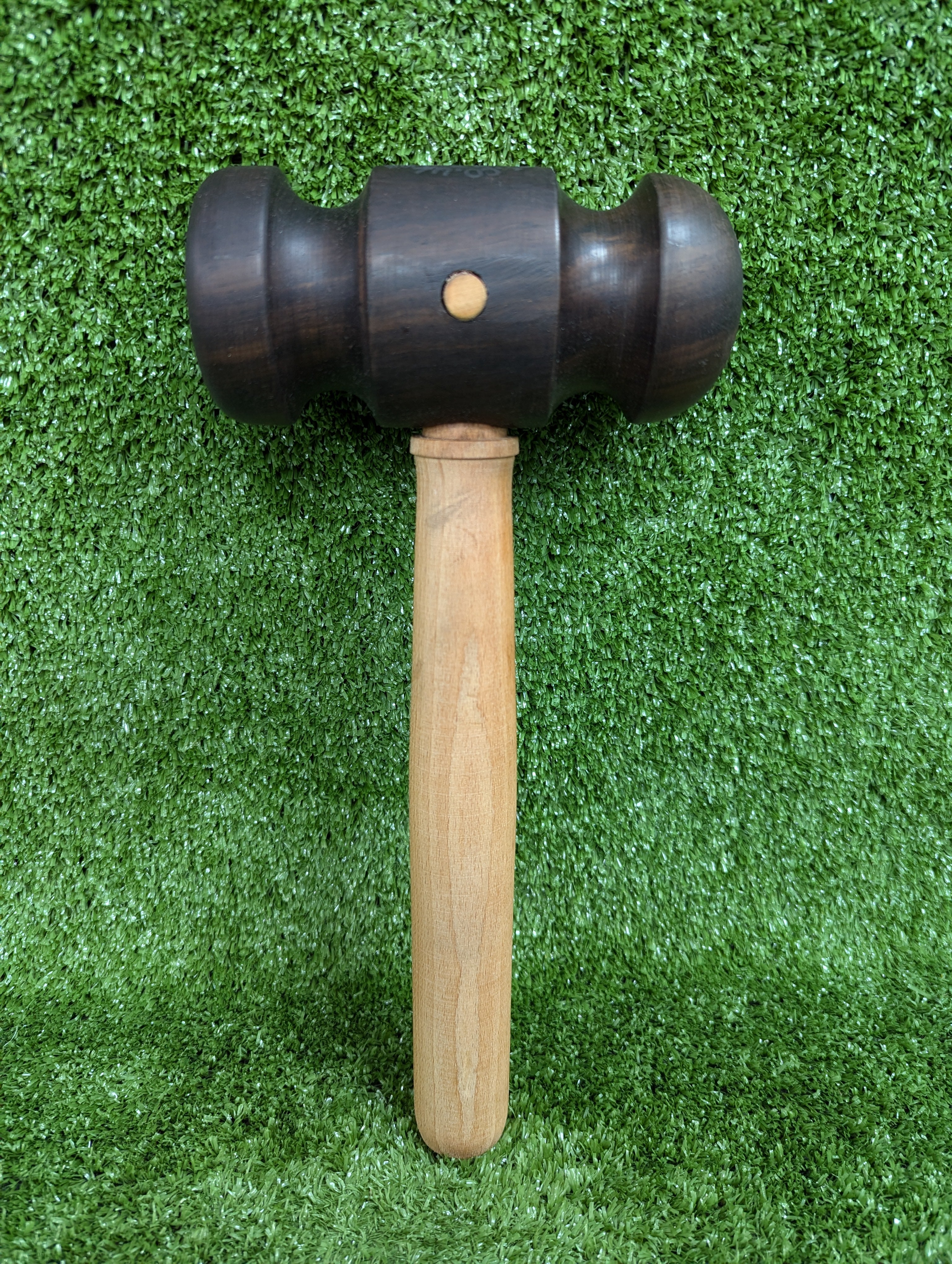 Premium African Leadwood Hercules Cricket Bat Mallet - Handcrafted in UK | Durable Cricket Equipment for Professional Matches & Training Sessions
