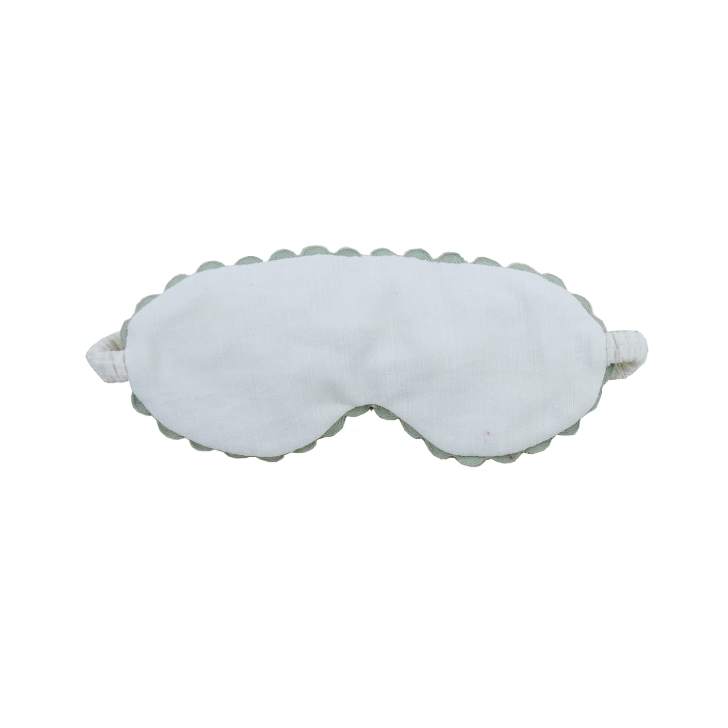 Kanyoga Lavender Filled Eye Mask with Ric-Rac Lace - Soft Sleeping Mask for Men & Women (21x9.5cm) - Perfect for Travel, Meditation & Stress Relief