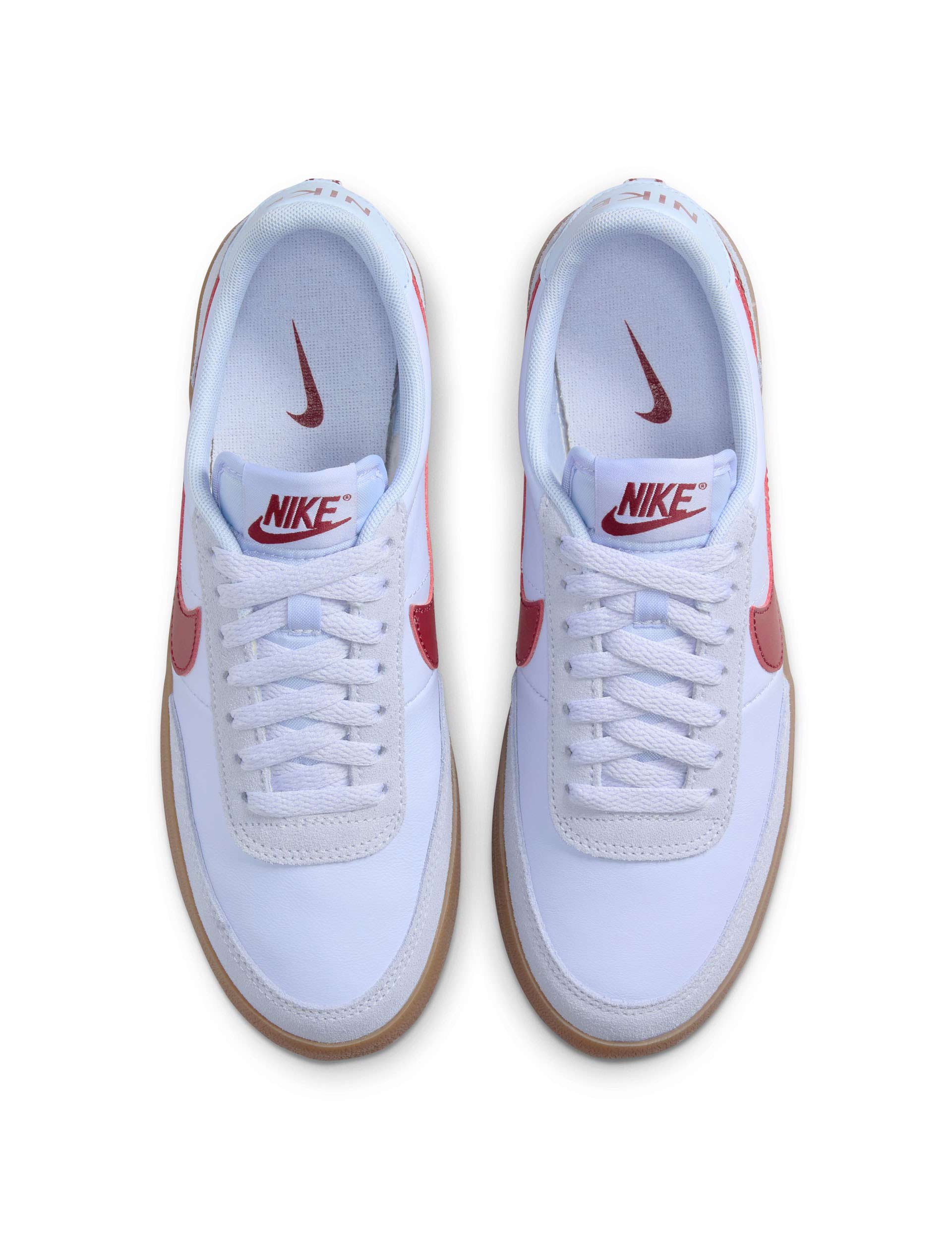 Nike Killshot 2 Leather Sneakers - Royal Tint/Gum Medium Brown/White/Team Red | Classic Court Shoes for Men | Perfect for Casual Wear, Office & Street Style