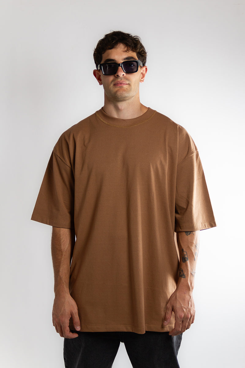 Men's Ultra Soft Camel T-Shirt - Breathable & Comfortable Cotton Tee for Casual Wear, Gym & Outdoor Activities