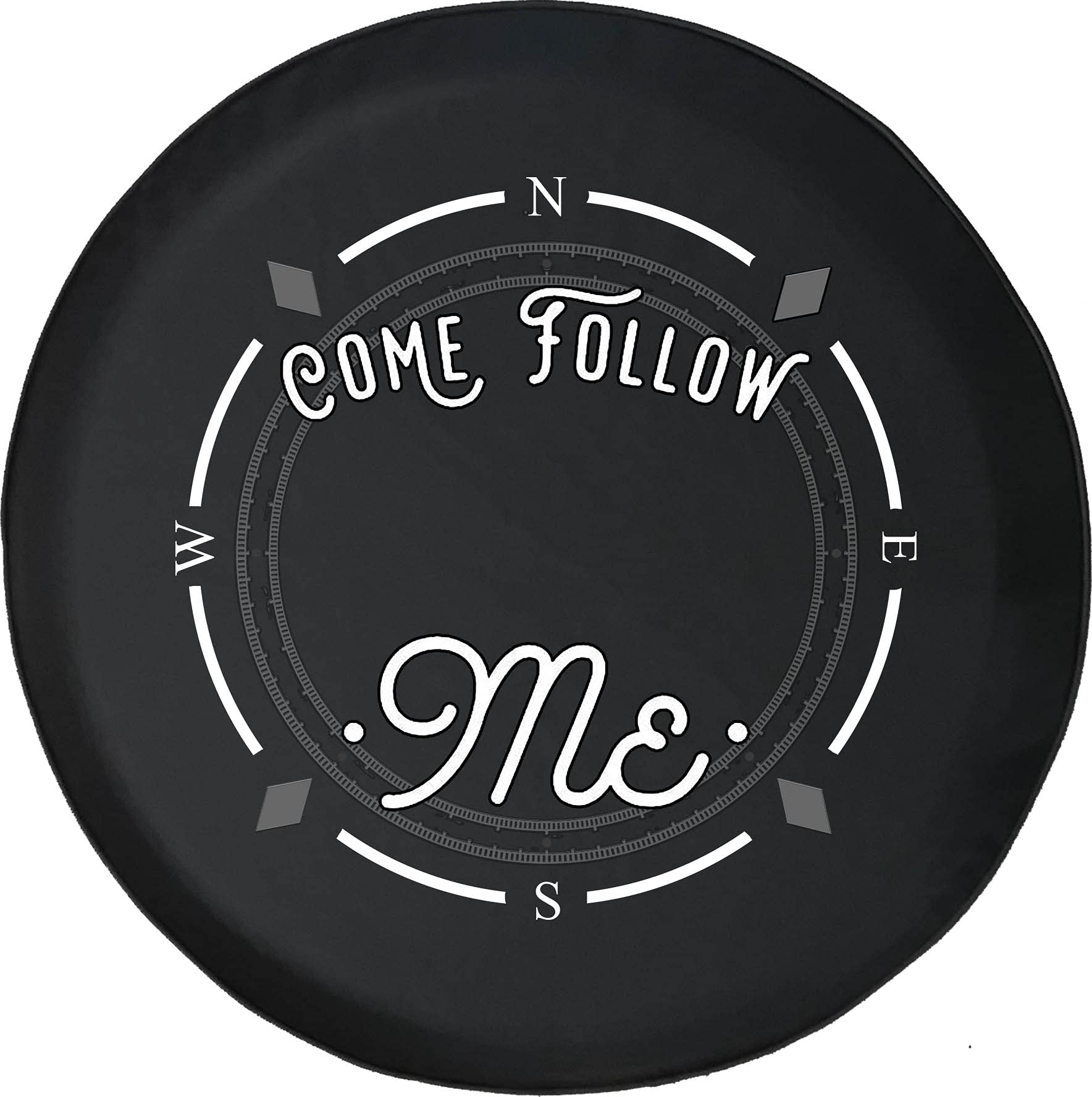 American Unlimited Spare Tire Cover with Compass Design - Universal Fit for SUV, Trailer, RV & Most Vehicles | Durable Wheel Protection for Off-Road Adventures & Camping Trips