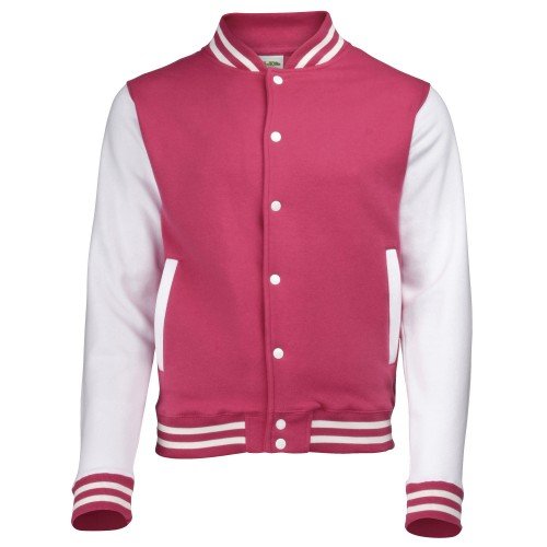 Hot Pink / White