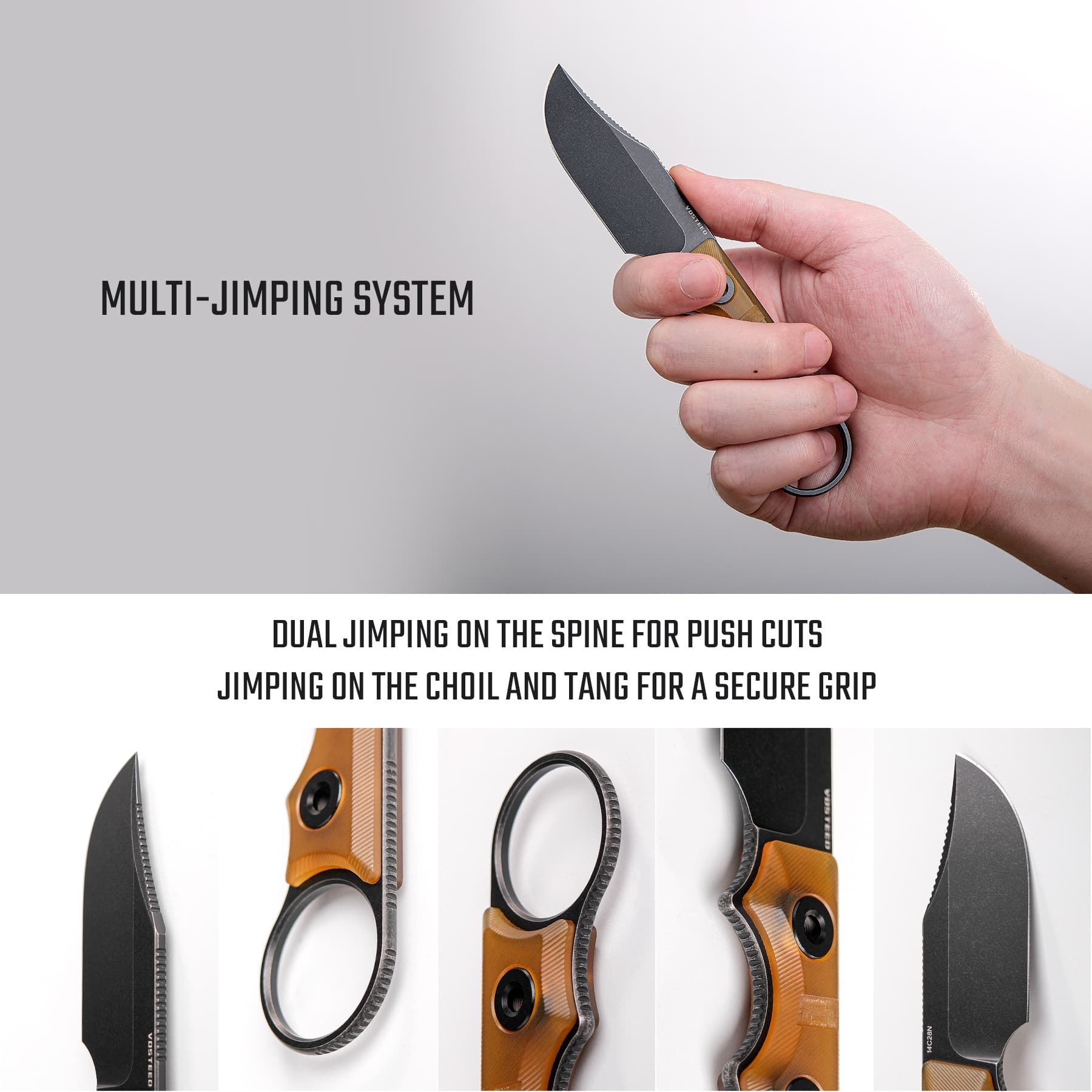 Quokka O Fixed Blade Knife - 2.75