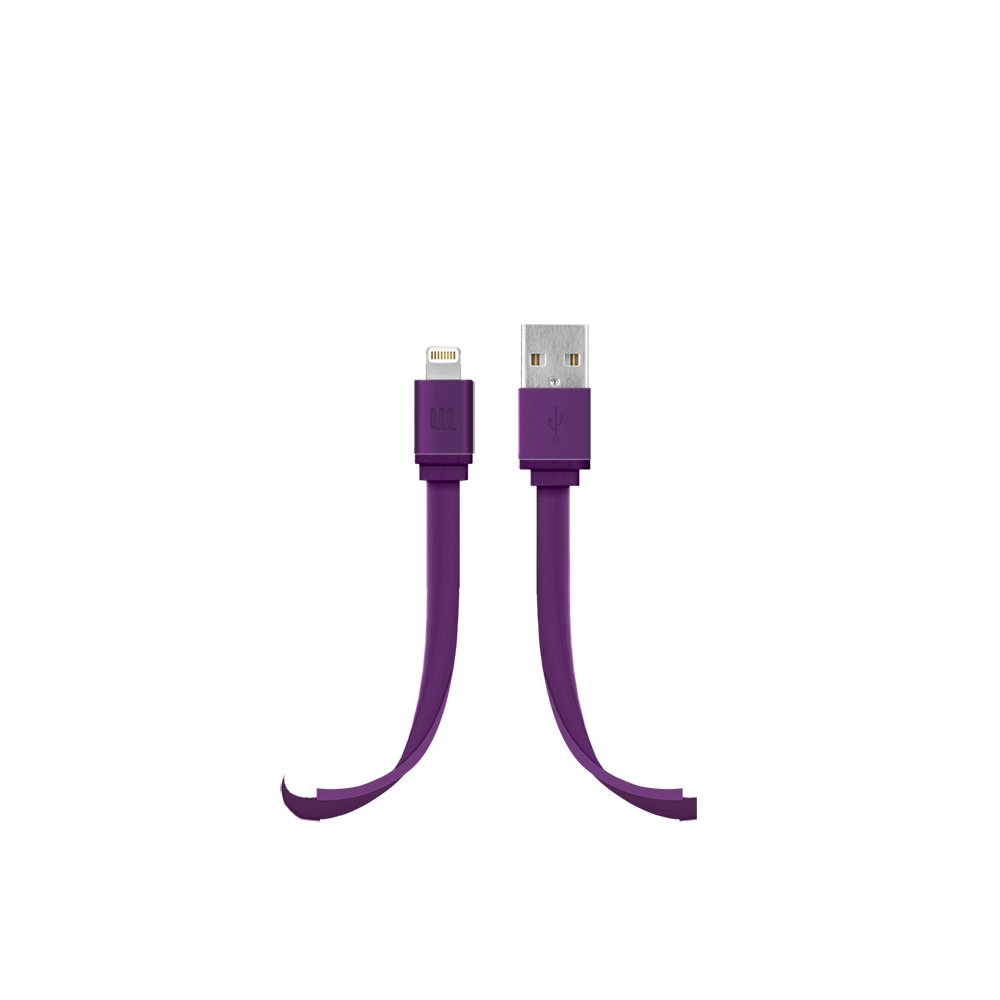 Premium 8 Pin Lightning Cable for iPhone 12/13/14/15 Pro Max/XS/XR - Fast Charging & Sync - Durable Purple Braided Cord - Perfect for Home, Office & Travel