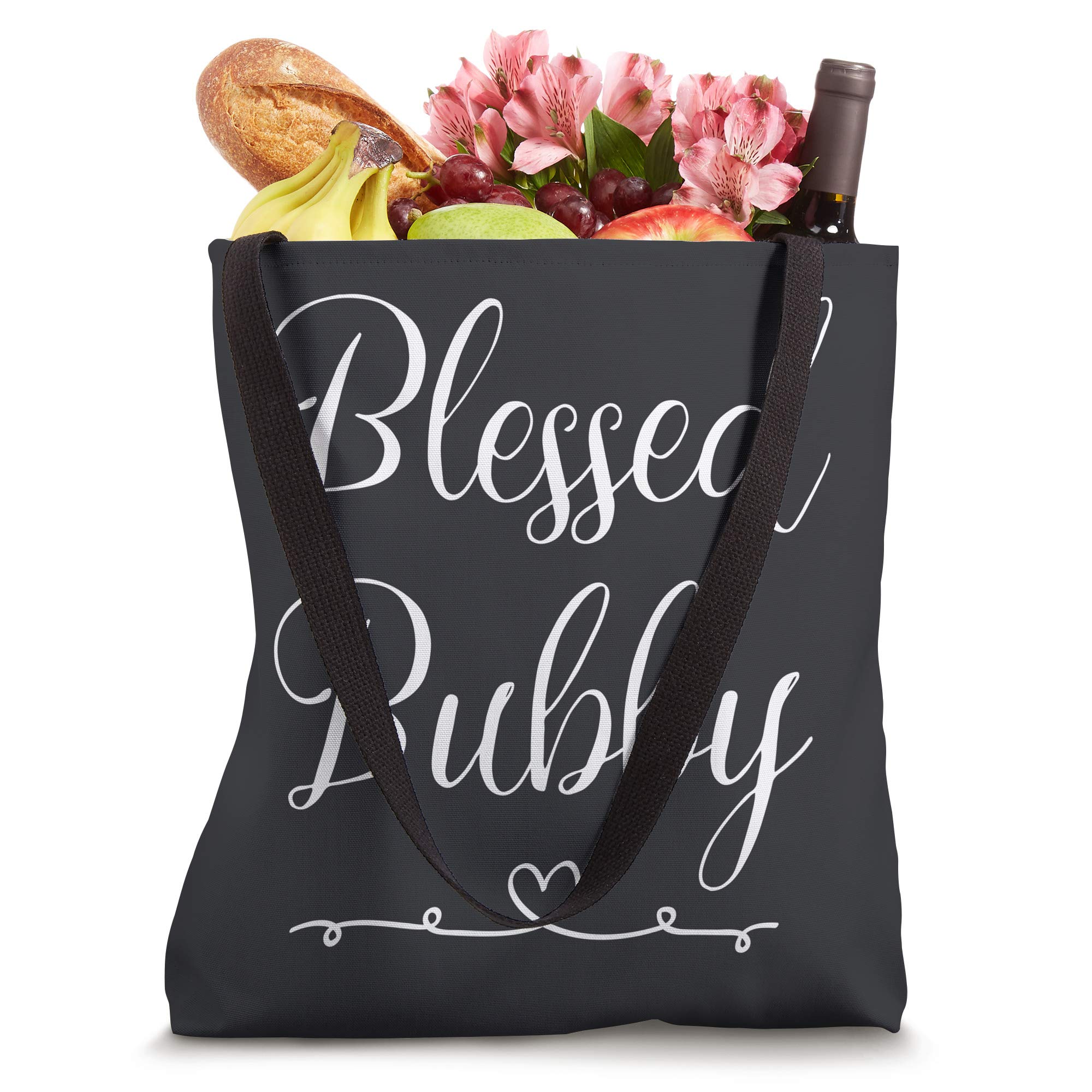 Blessed Bubby Tote Bag - Stylish & Durable Canvas Shopping Bag for Women - Perfect for Groceries, Beach, Work & Everyday Use