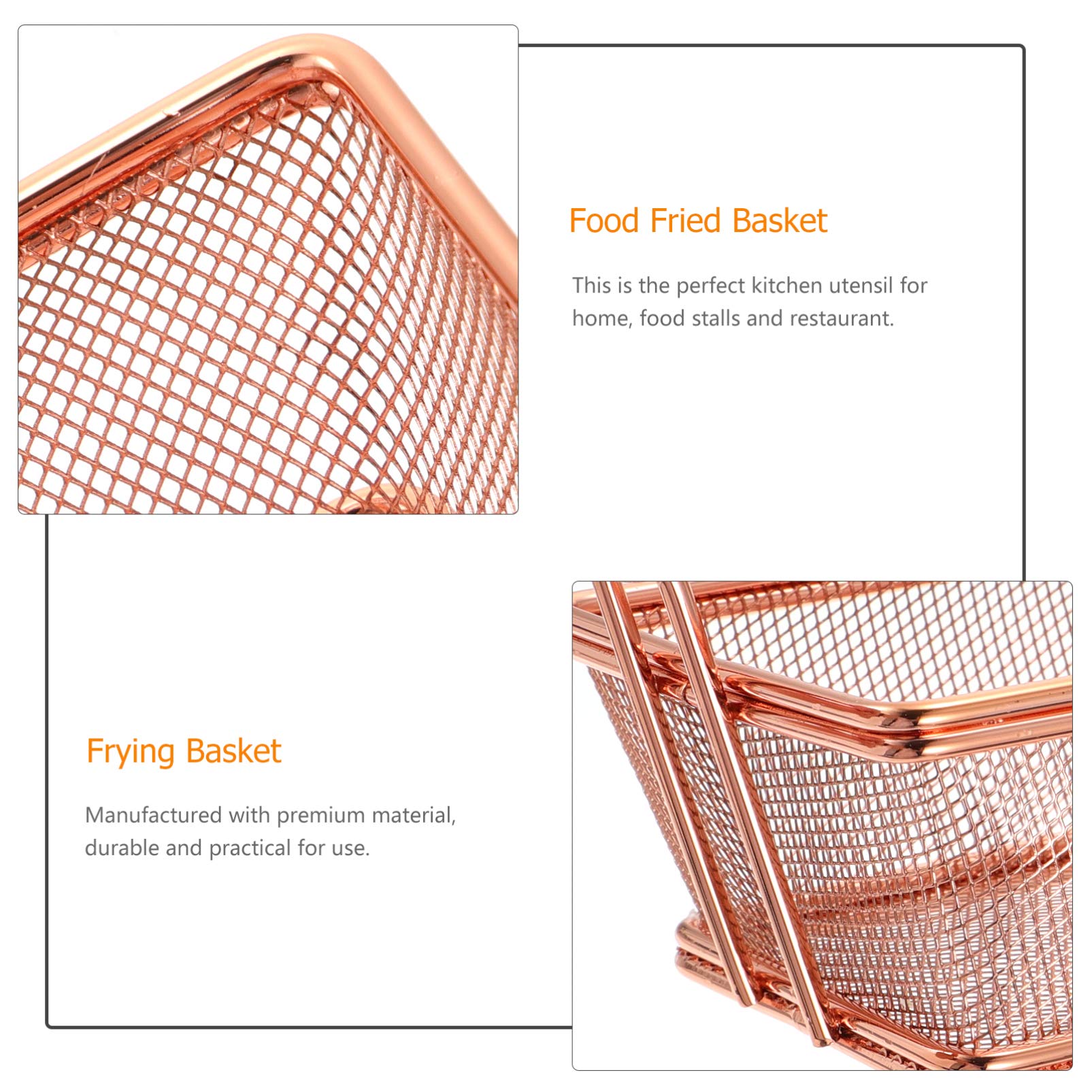Stainless Steel Deep Fryer Basket - Kitchen Tool for Cooking & Food Presentation